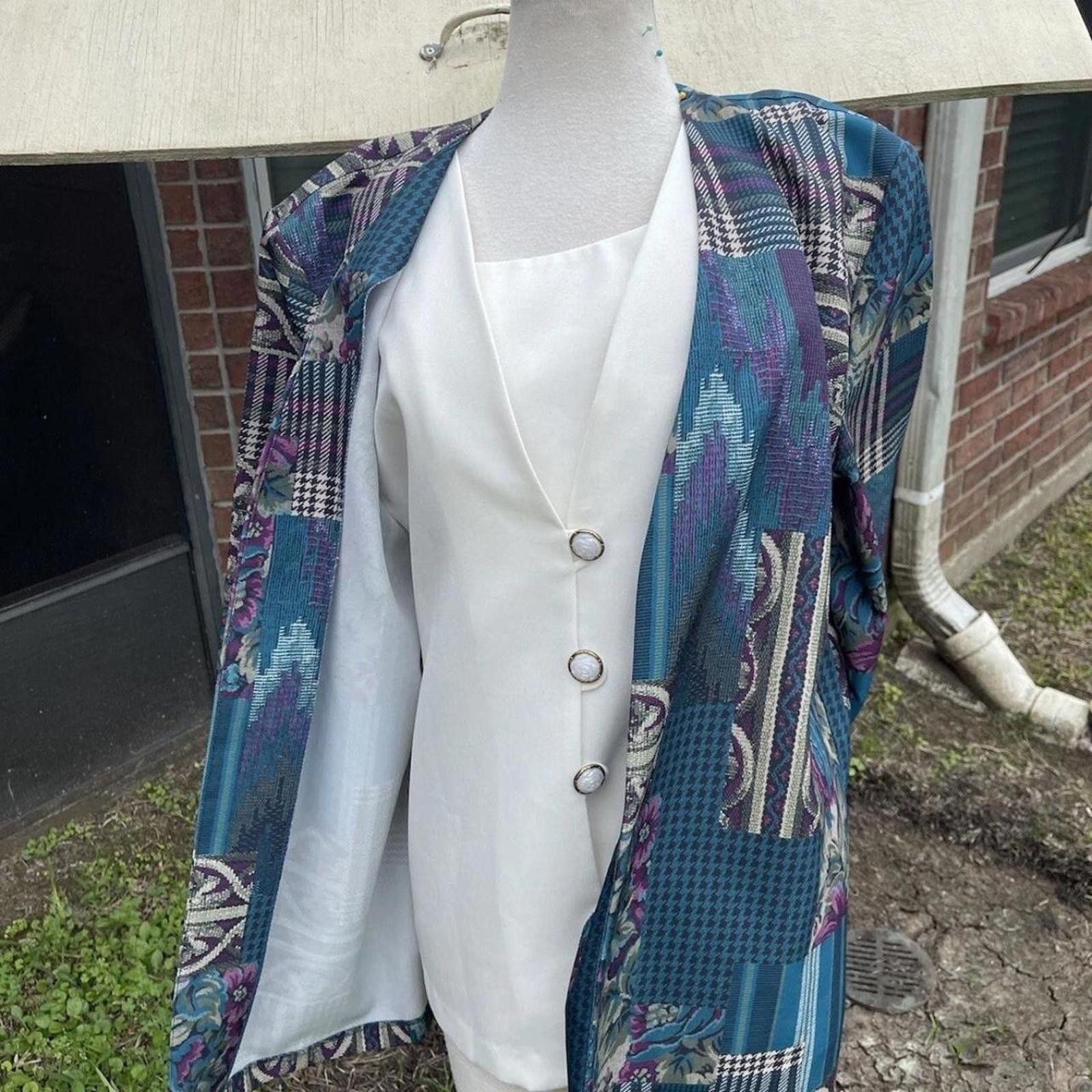 Other Vintage 1980s Good Times Blouse /top Size Large /Xlarge Size XL / US 12-14 / IT 48-50 - 4 Thumbnail