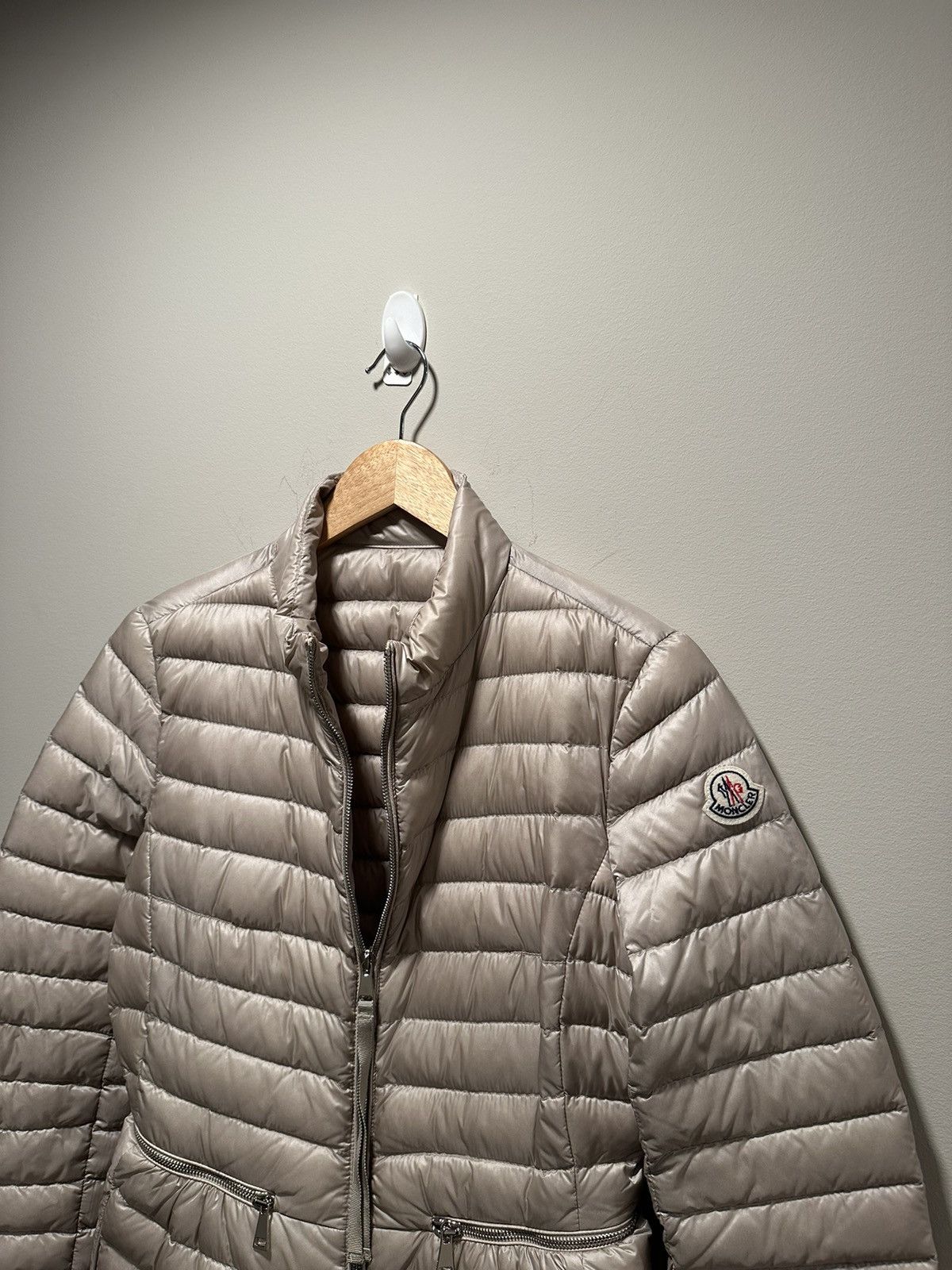 Moncler Moncler Grey Agatelon Long Puffer Jacket Size 2 / Small Size XS / US 0-2 / IT 36-38 - 3 Thumbnail