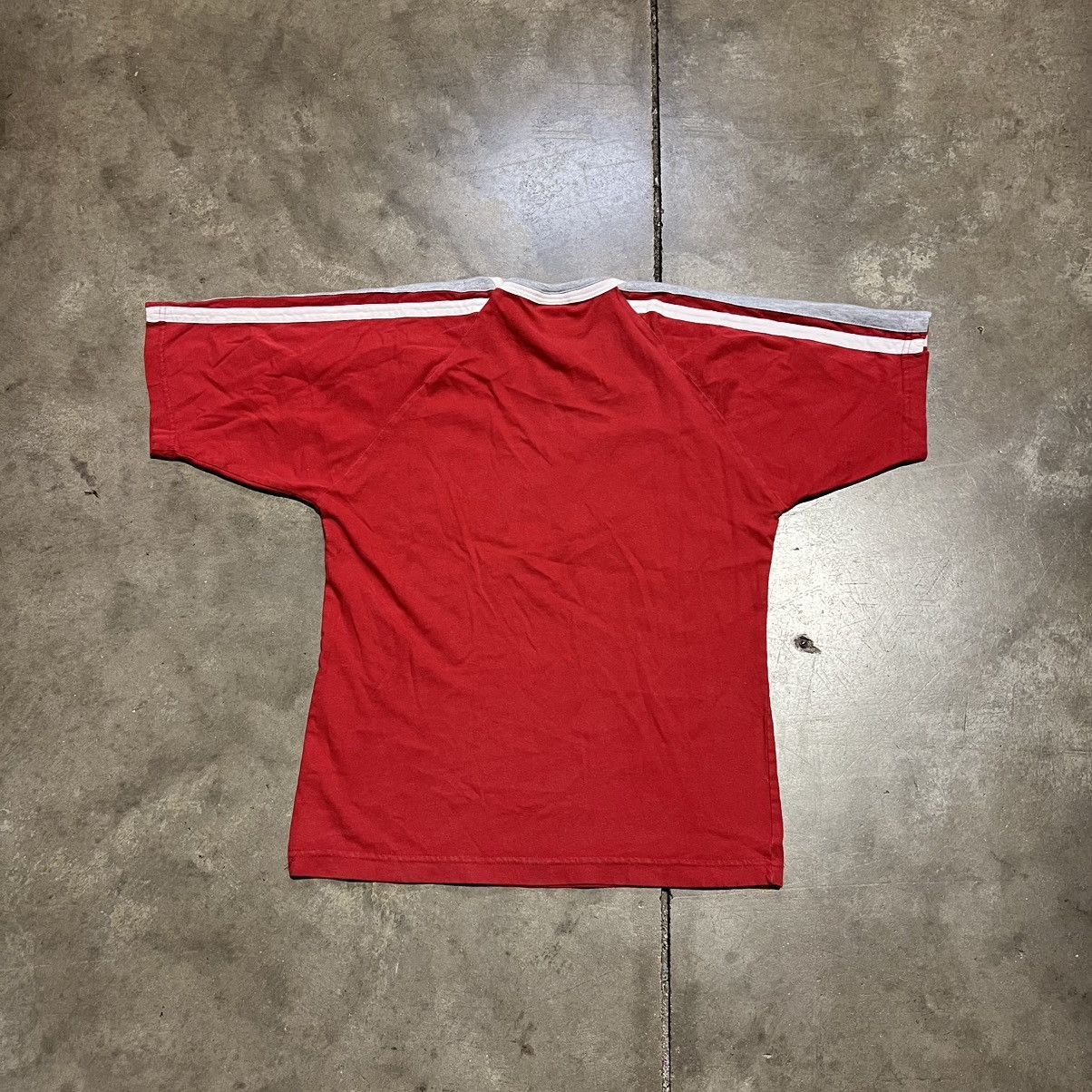 Chalk Line Vintage 90s Tampa Bay Buccaneers T shirt Ringer Striped NFL Size US S / EU 44-46 / 1 - 5 Thumbnail