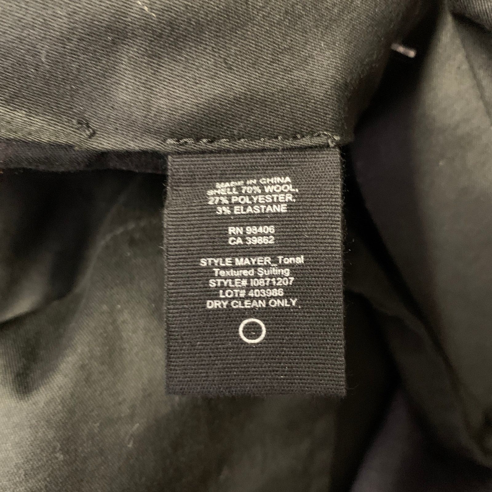 Theory THEORY Size 42 Navy Heather Wool Blend Notch Lapel Suit Size 42L - 10 Thumbnail