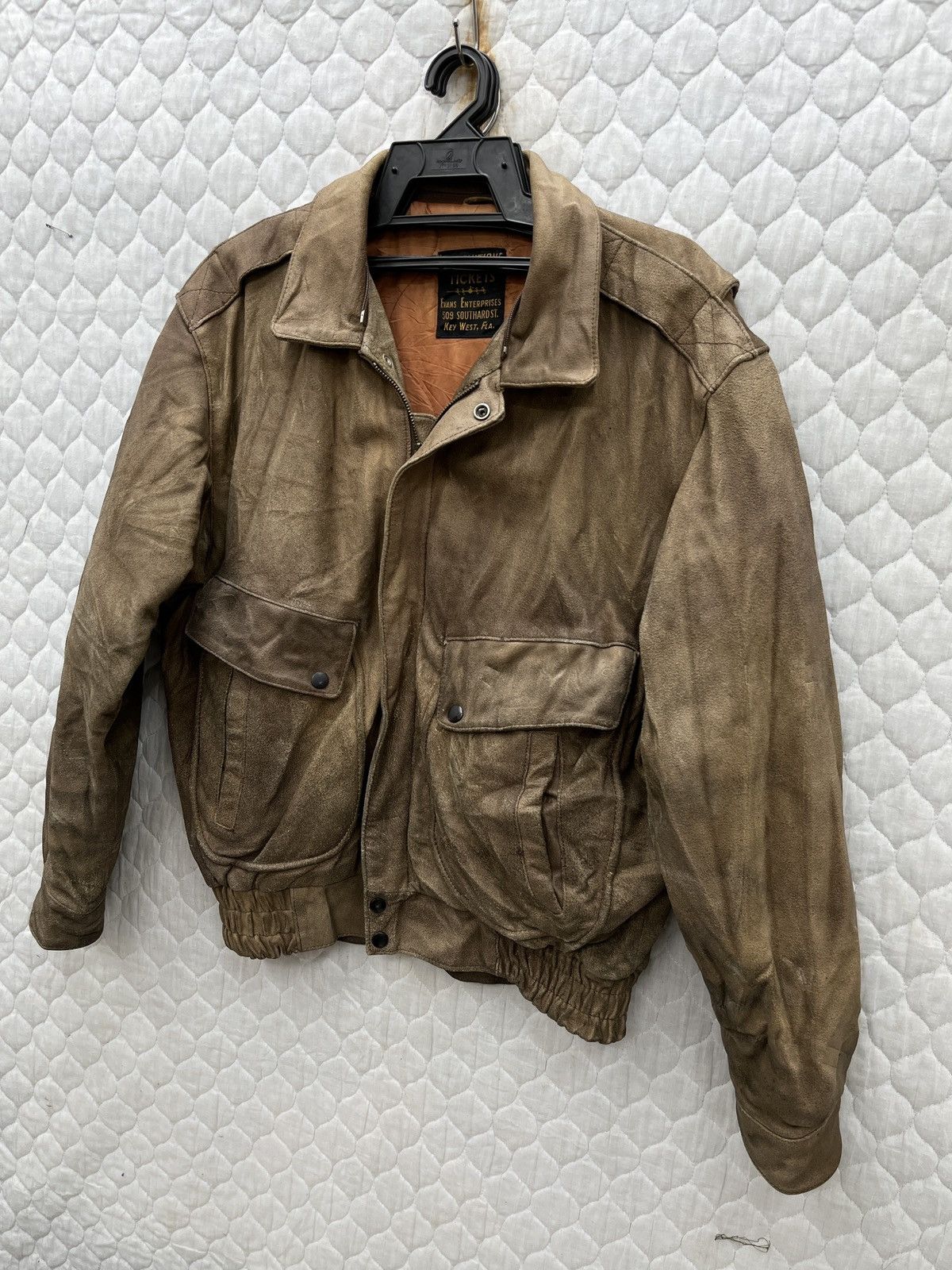 Genuine Leather 🔥🔥🔥STEALS VTG EVANS ENTERPRISE LEATHER JACKET Size US M / EU 48-50 / 2 - 3 Thumbnail