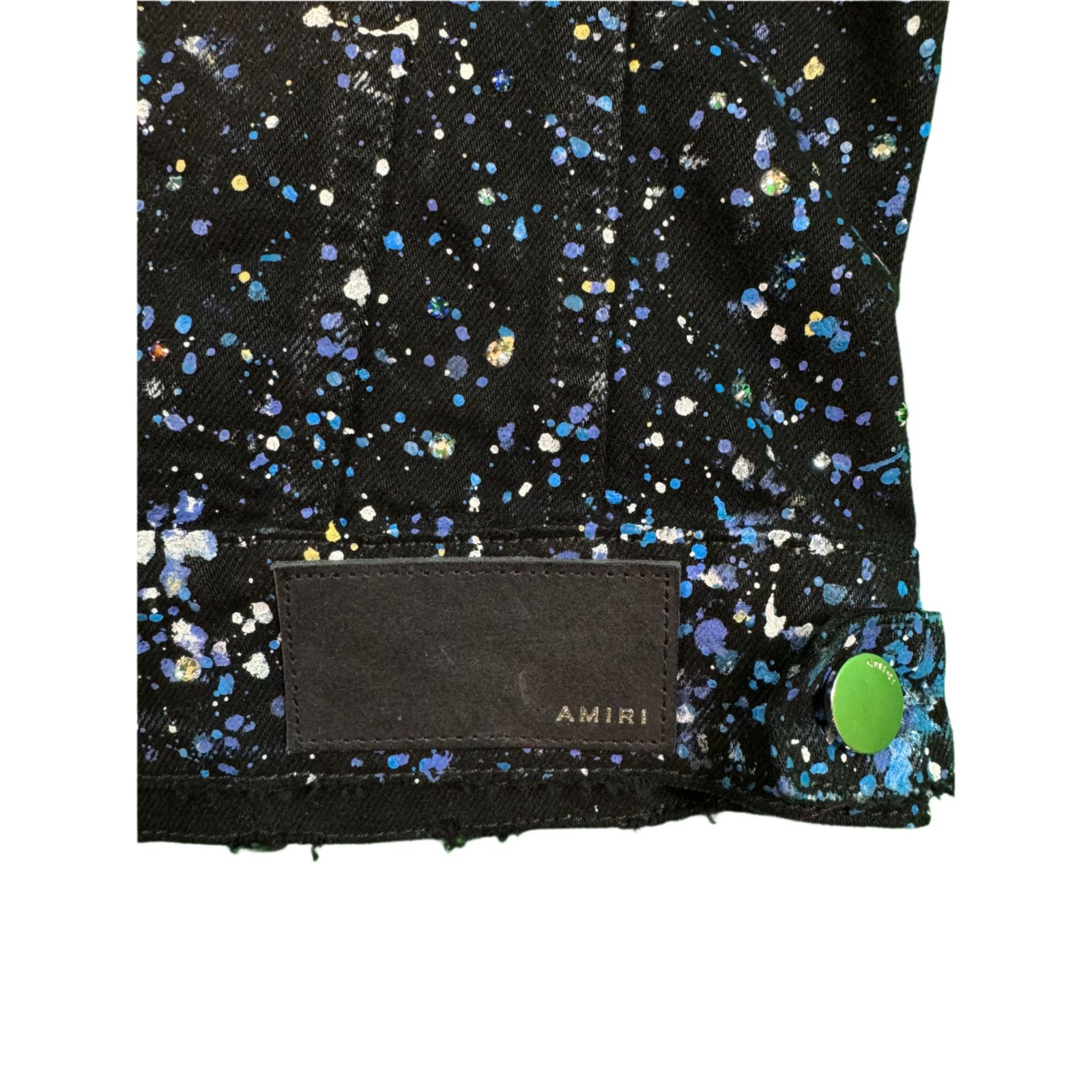 Amiri Amiri Black & Blue Rhinestone Jacket Size US XS / EU 42 / 0 - 4 Thumbnail