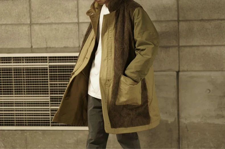 Vintage Nigel Cabourn Double-Sided Spliced Business Coat Size US S / EU 44-46 / 1 - 1 Thumbnail