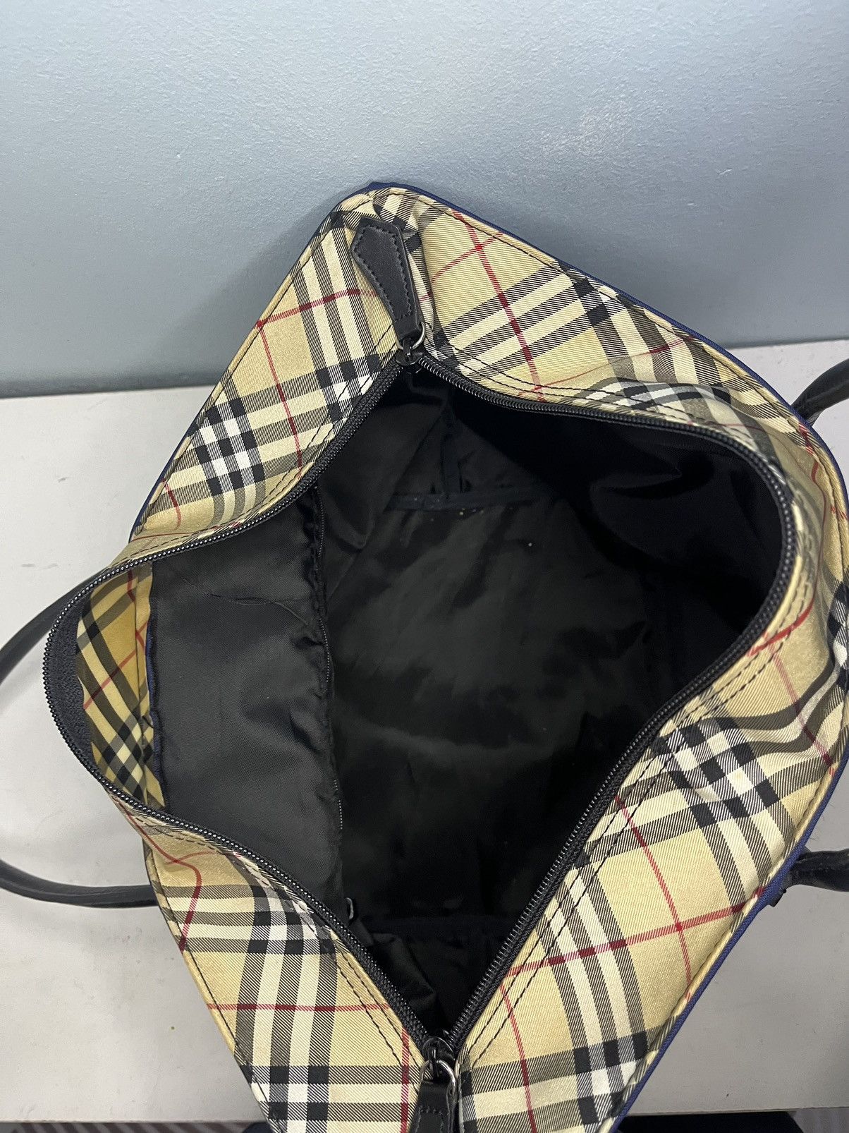 Burberry × Vintage Burberry Blue Label Nova Check Tote Bag Size ONE SIZE - 8 Thumbnail