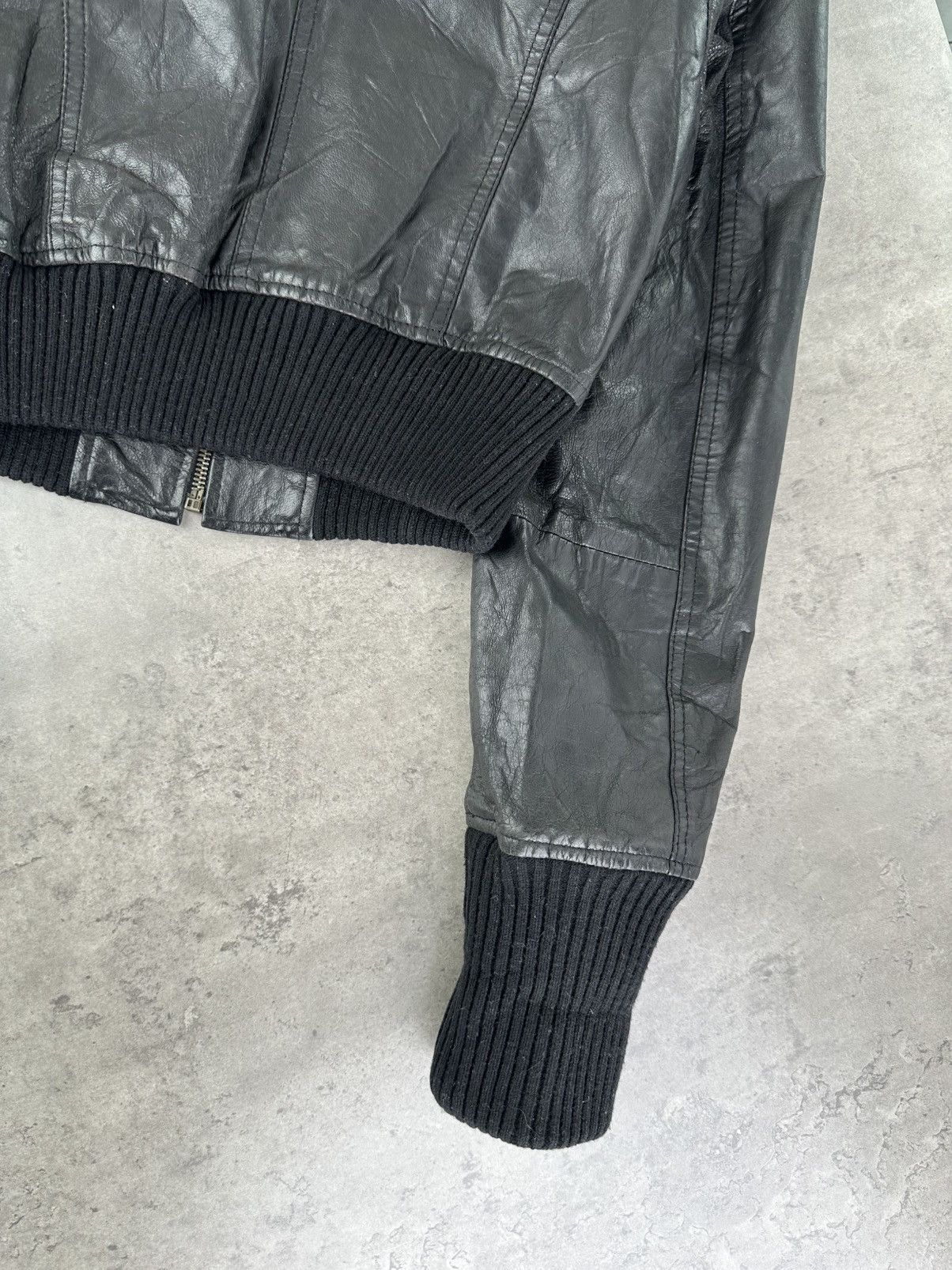 Japanese Brand Vintage Cropped Leather Jacket Size S / US 4 / IT 40 - 14 Thumbnail