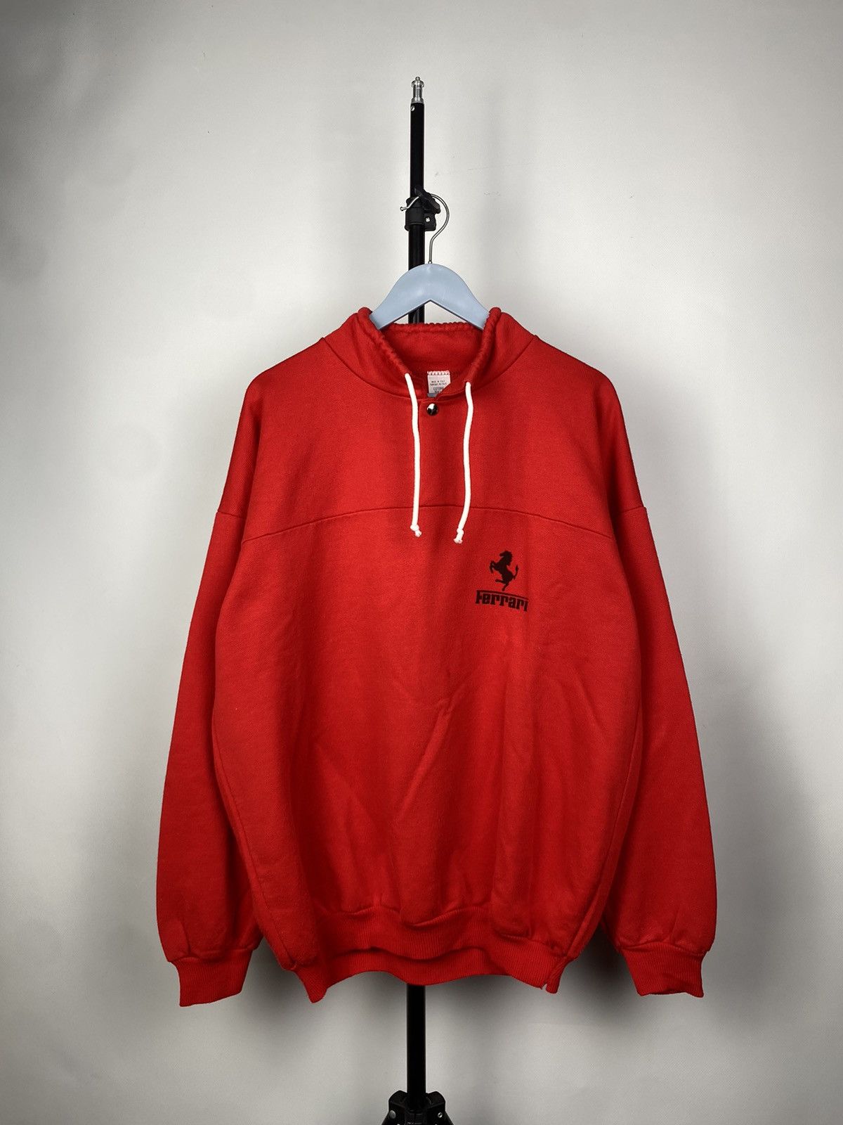 Ferrari × Vintage Vintage 90s Ferrari Racing Italy F1 Sweatshirt Size US L / EU 52-54 / 3 - 1 Thumbnail