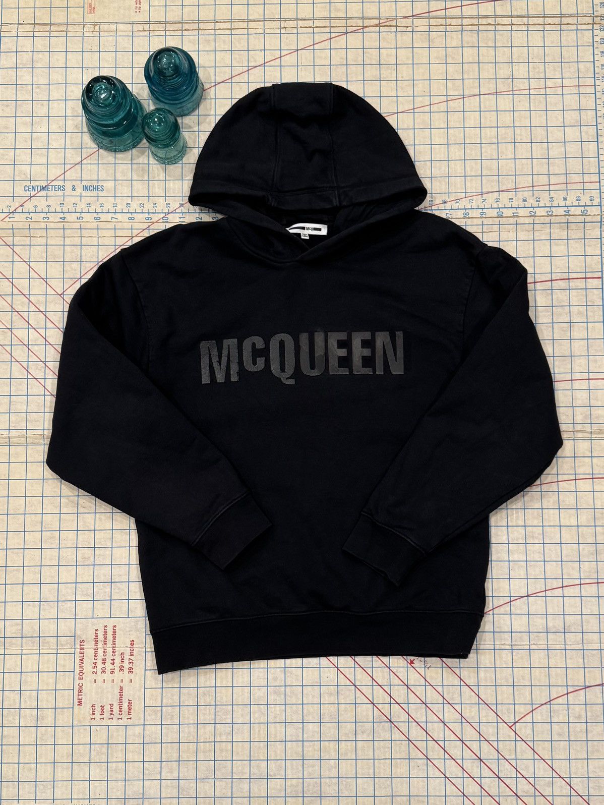 MCQ MCQ Alexander McQueen Spell Out Hoodie Faded text Size Large Size US L / EU 52-54 / 3 - 4 Thumbnail