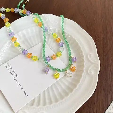 Other Lovely Colorful Flowers Daisy Choker Size ONE SIZE - 4 Thumbnail