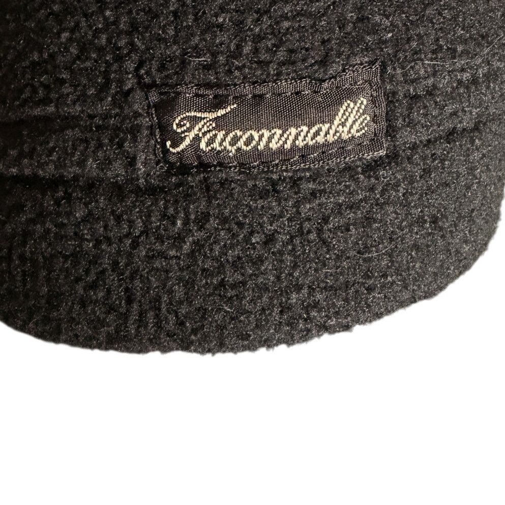 Faconnable Faconnable Black Fleece Turtleneck Pullover Sweatshirt S Size S / US 4 / IT 40 - 5 Thumbnail