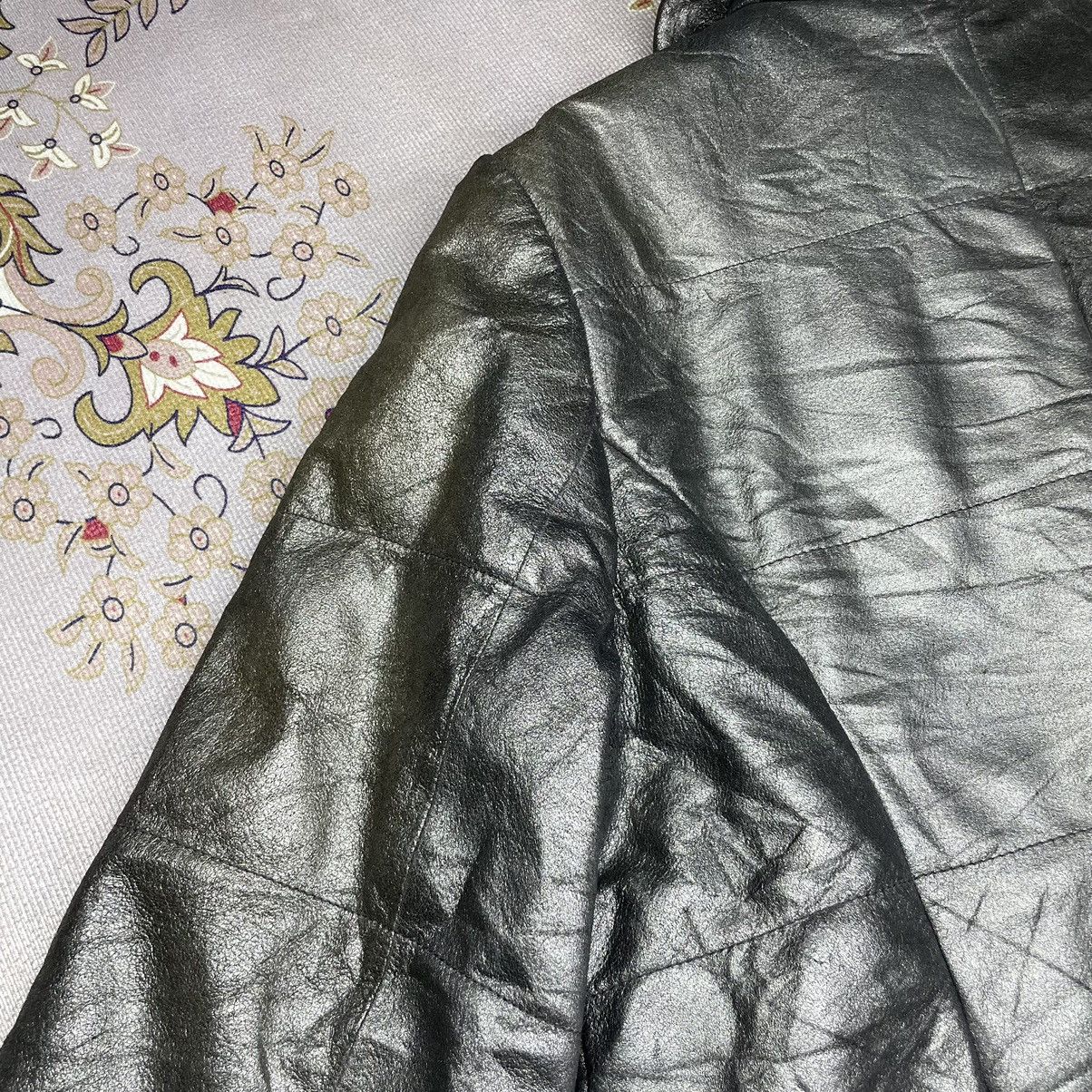 Kansai Yamamoto Kansai Bis by Kansai Yamamoto PU Leather Puffer Jacket Size M / US 6-8 / IT 42-44 - 15 Thumbnail