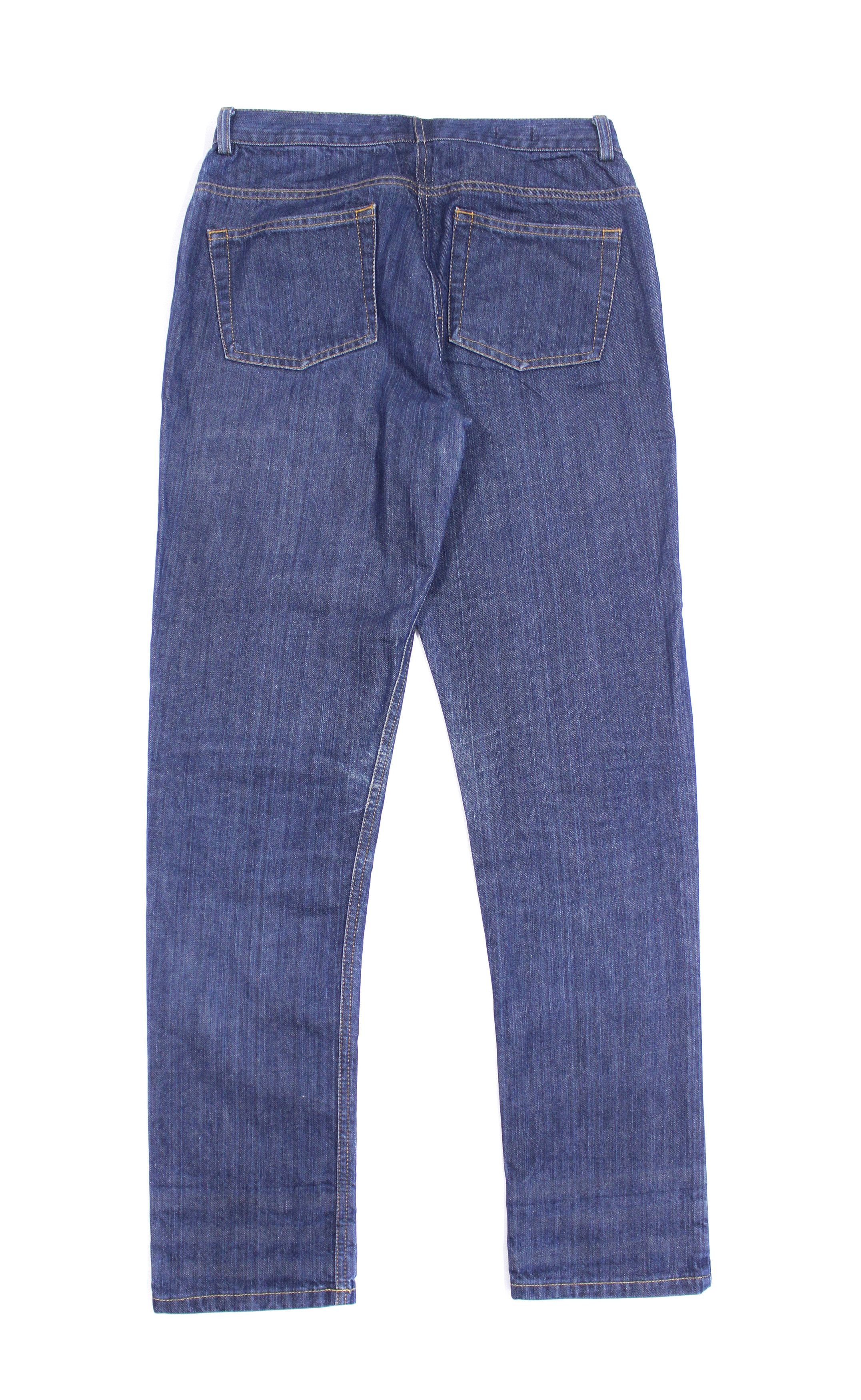 Jean Paul Gaultier Pinstripe Jeans Vintage Size 28" / US 6 / IT 42 - 3 Thumbnail