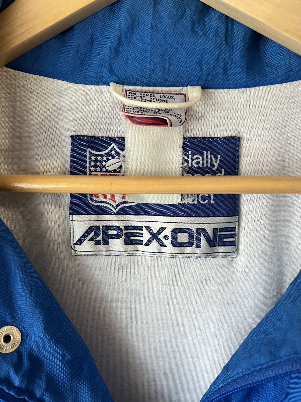 Apex One Vintage Apex One Detroit Lions Full Zip Jacket Size US XL / EU 56 / 4 - 4 Thumbnail