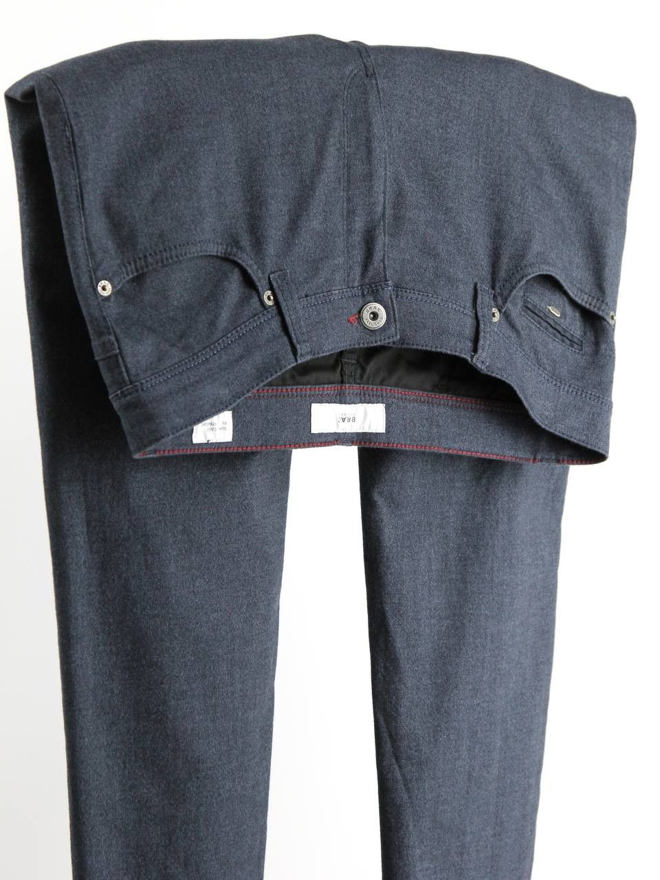 BRAX BRAX Knitted blue pants Straight Size US 34 / EU 50 - 2 Thumbnail