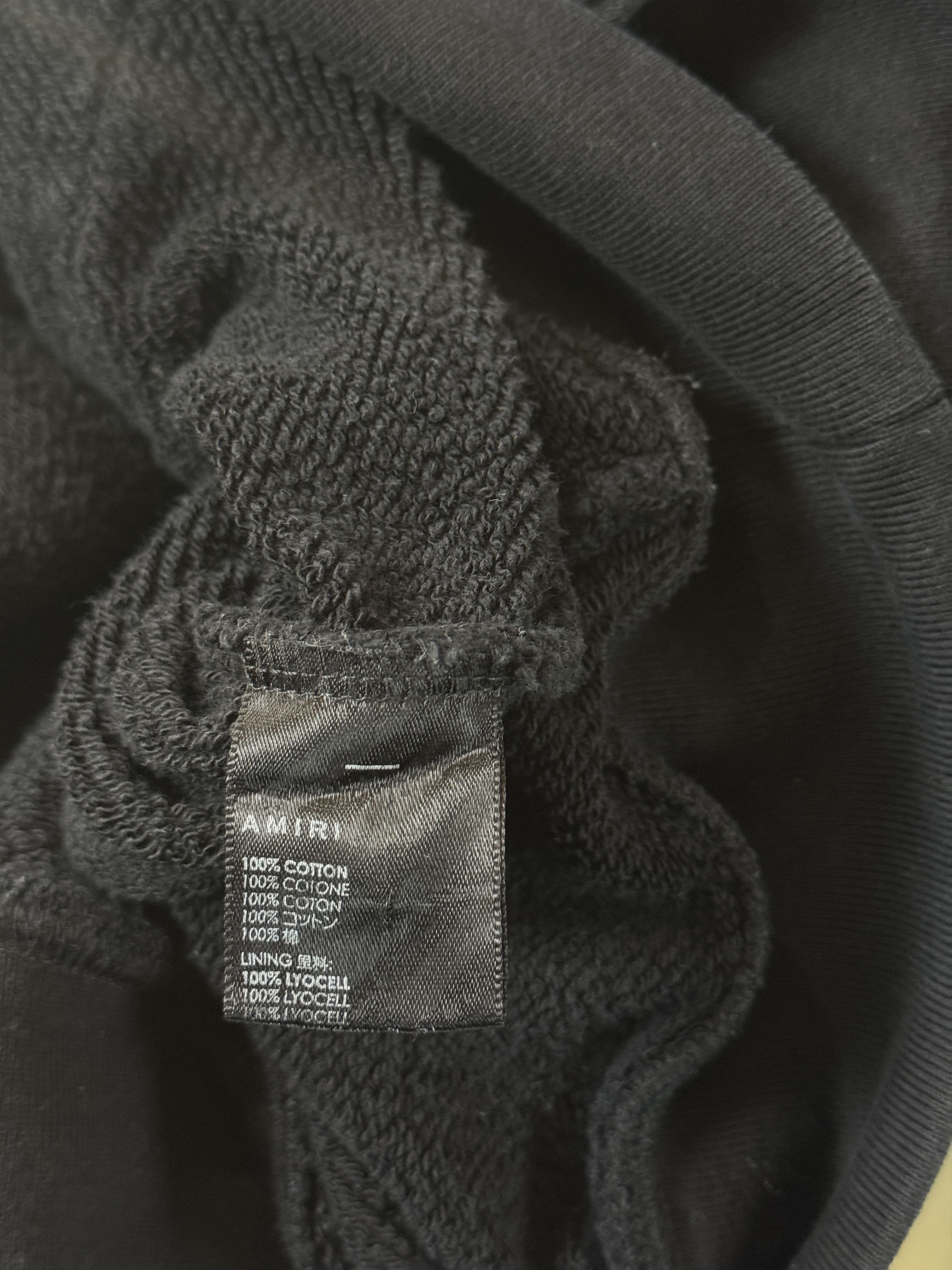 Amiri Amiri Mens Core Logo Black Hoodie Medium Black Size US M / EU 48-50 / 2 - 7 Thumbnail