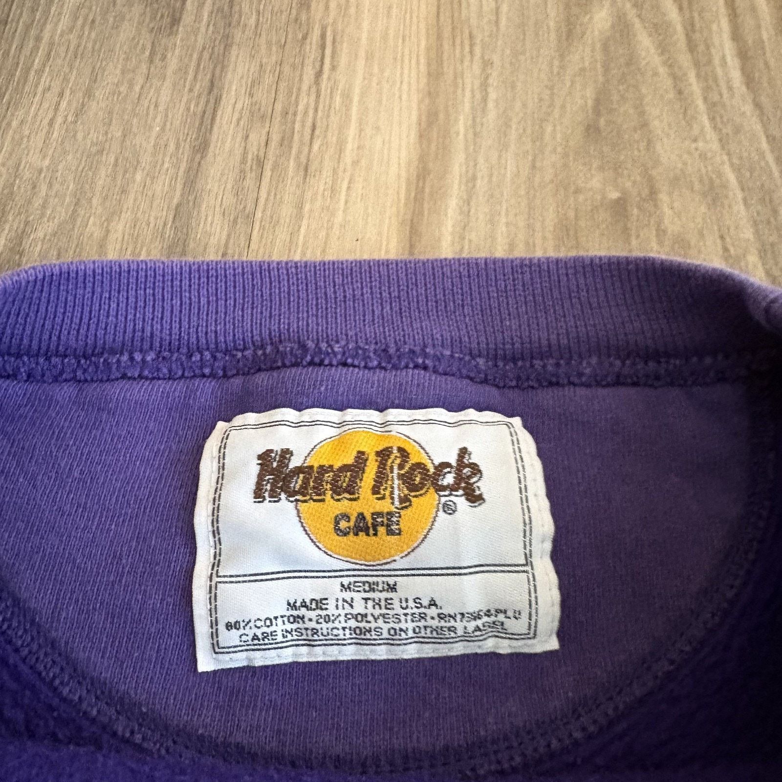 Hard Rock Cafe × Vintage Vintage Hard Rock Cafe Sweatshirt Men's Size M 1990s Size US M / EU 48-50 / 2 - 4 Thumbnail