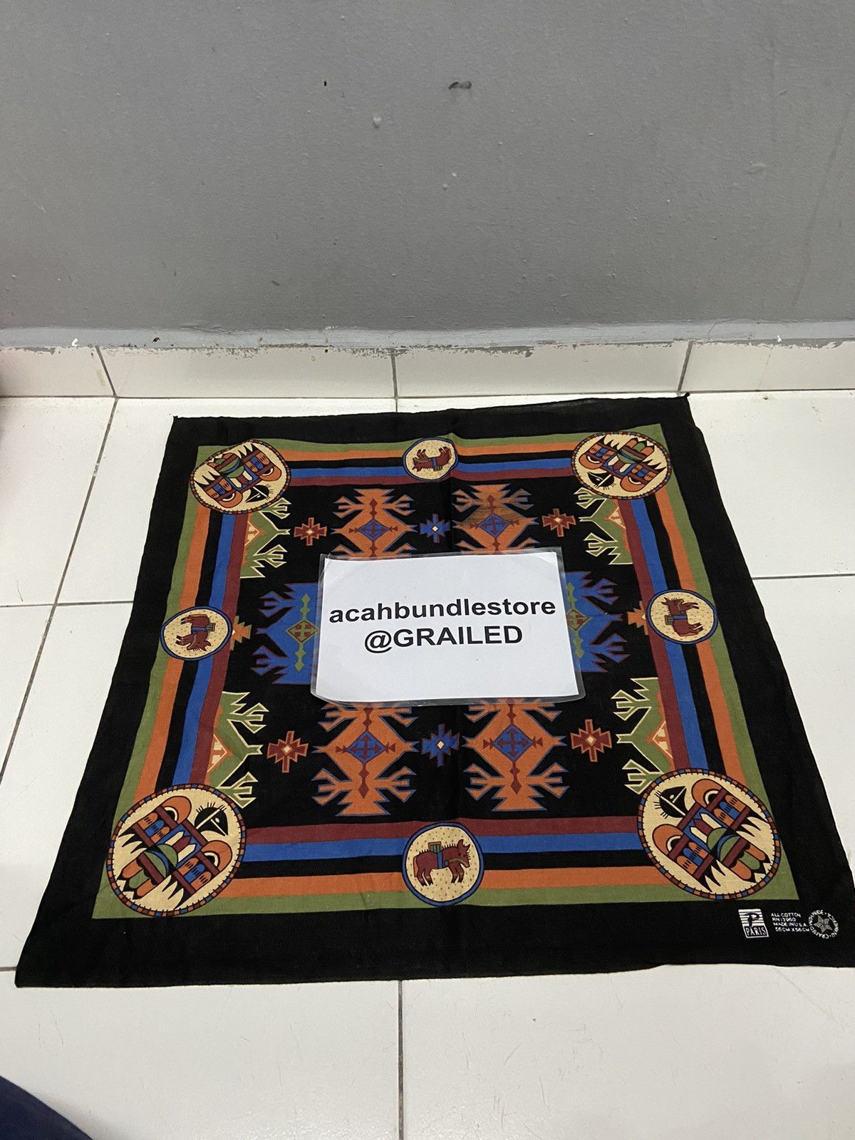 Other VINTAGE PARIS NATIVE AMERICAN BANDANA Size ONE SIZE - 8 Thumbnail