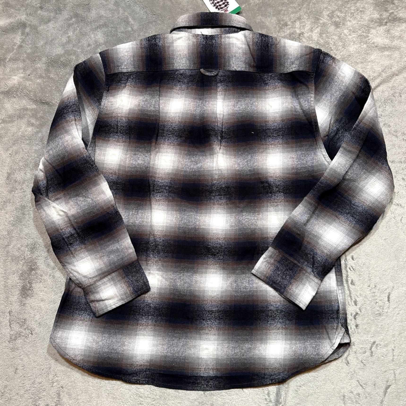 Vintage NWT JACHS Flannel Shirt Mens XL Navy Brown Long Sleeve Cotton Gorpcore Button-Up Casual Plaid 3 Pocket Size US XL / EU 56 / 4 - 6 Thumbnail
