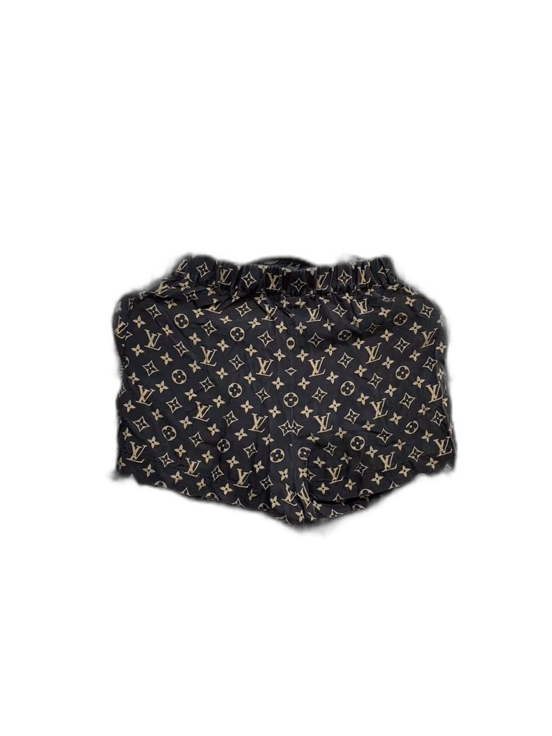 Louis Vuitton LV Silk Printed Shorts Size 36-2506 Size 26" / US 2 / IT 38 - 1 Thumbnail