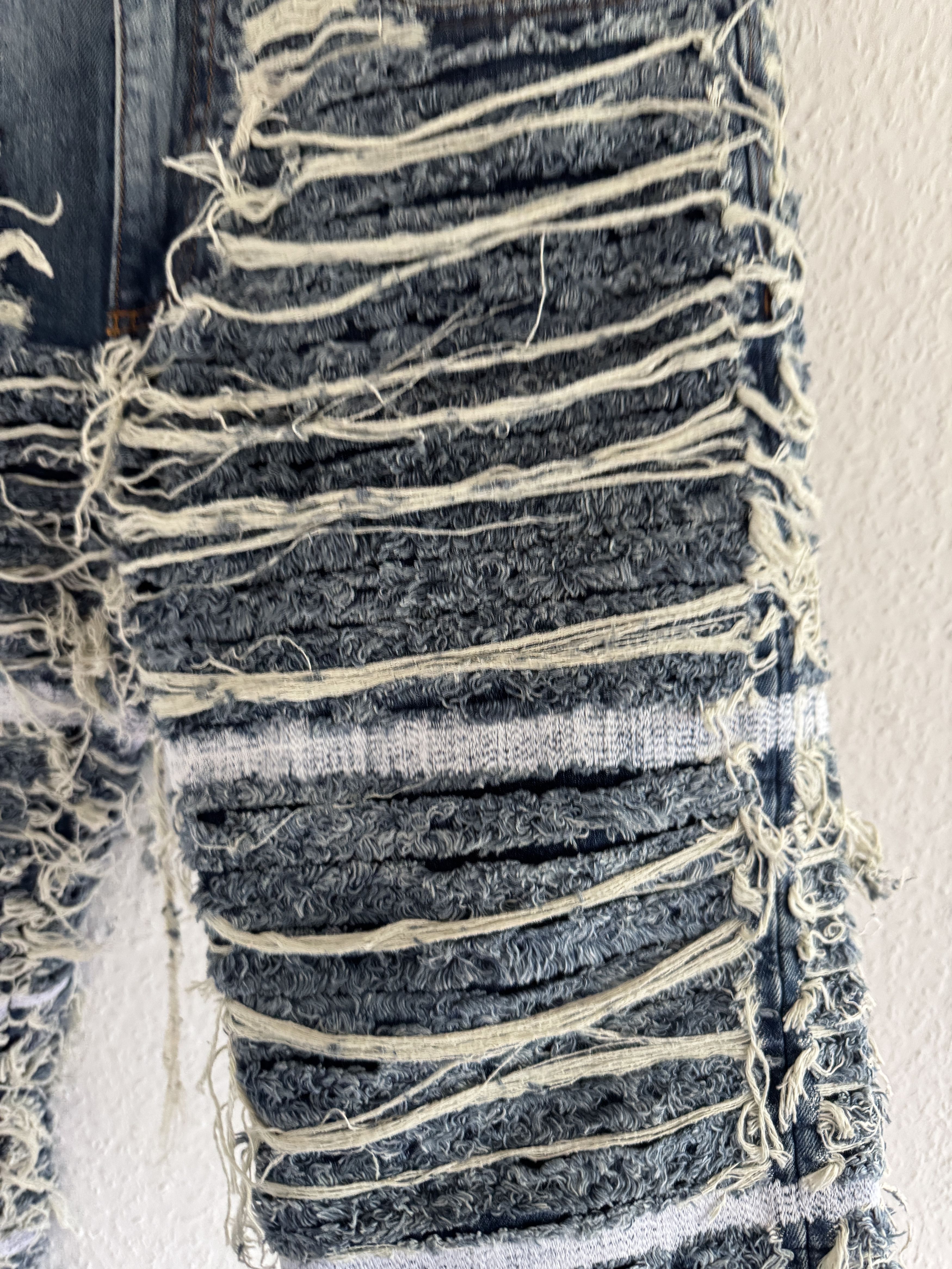 1017 ALYX 9SM × Blackmeans Distressed Shredded Blackmeans x Alyx Pants Size US 34 / EU 50 - 8 Thumbnail
