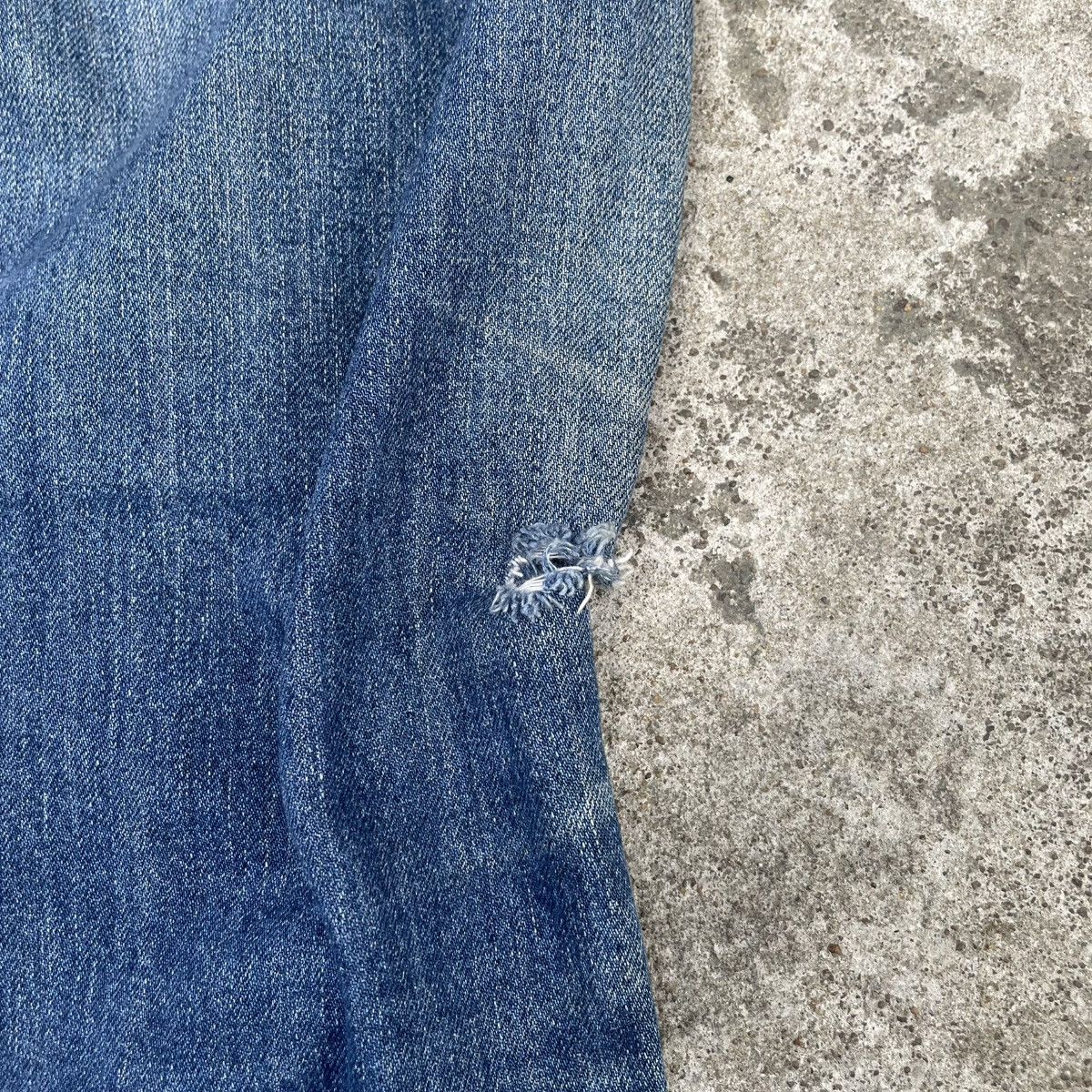 Wrangler Y2K Wrangler Distressed Washed Mud Jeans Vintage Size US 36 / EU 52 - 8 Thumbnail