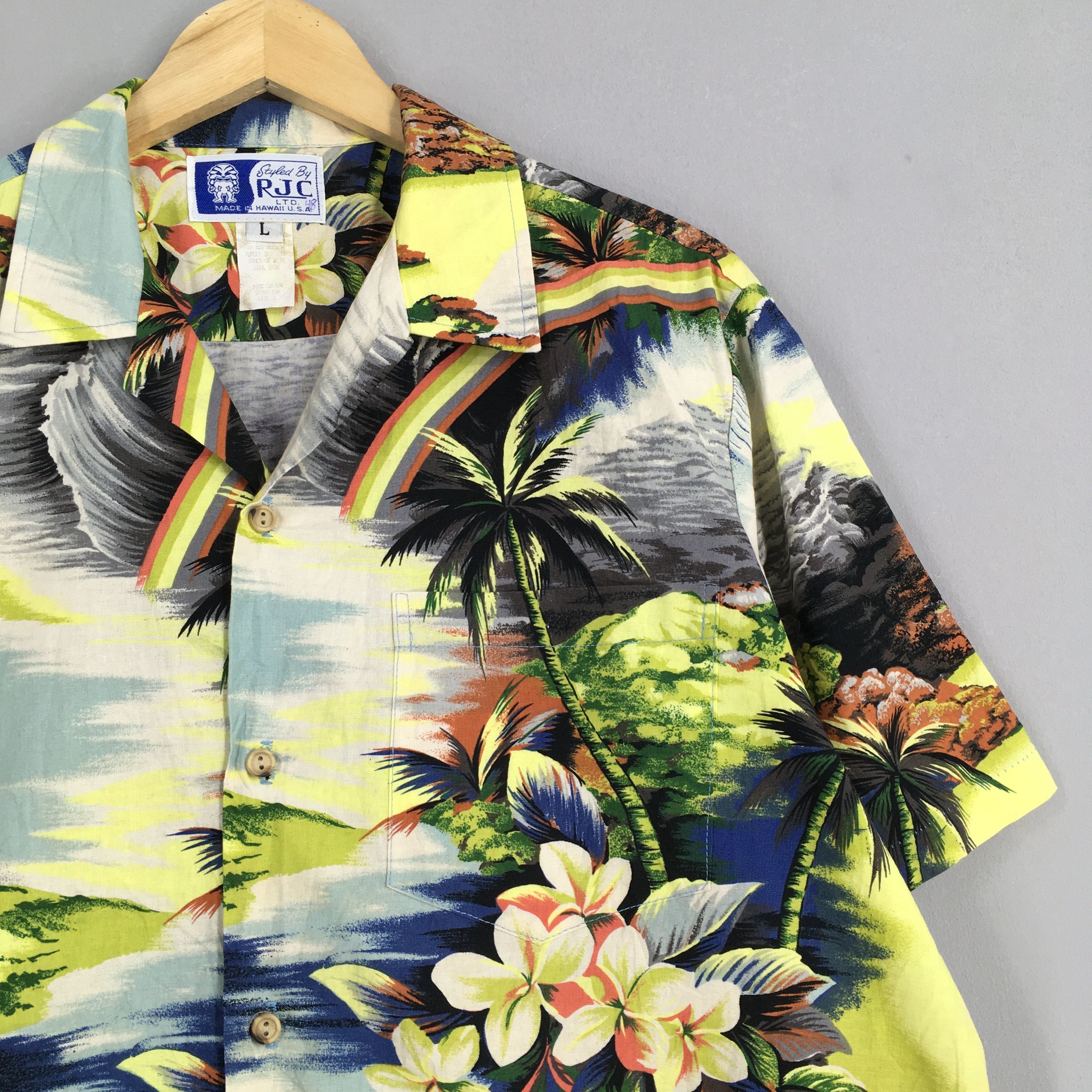 Other RJC Hawaiian Waterfall Graphic View Cotton Shirt Large Size US L / EU 52-54 / 3 - 2 Thumbnail