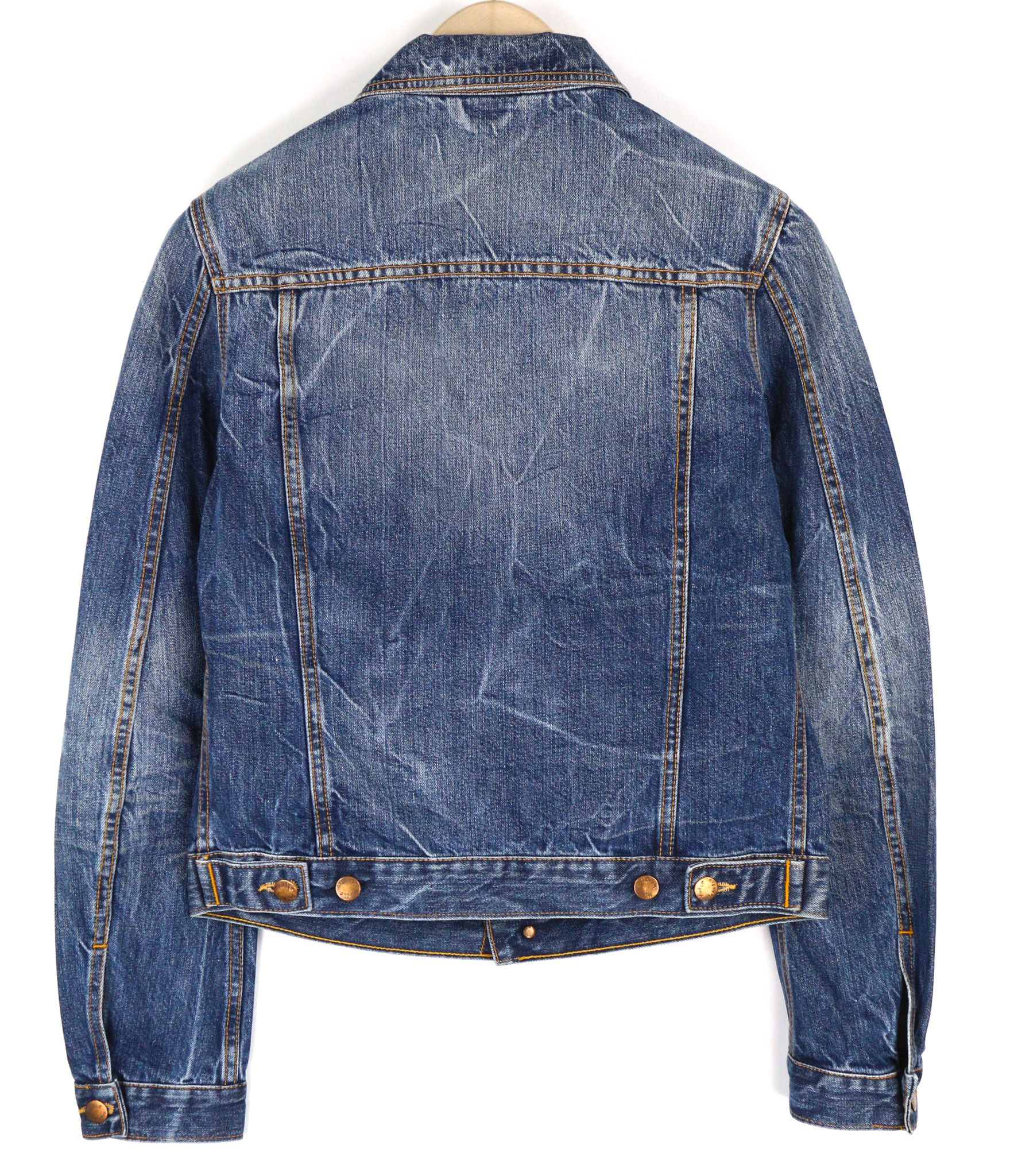 Nudie Jeans TERRY S Light Vintage Washed Blue Jacket 81605 Size US S / EU 44-46 / 1 - 2 Thumbnail