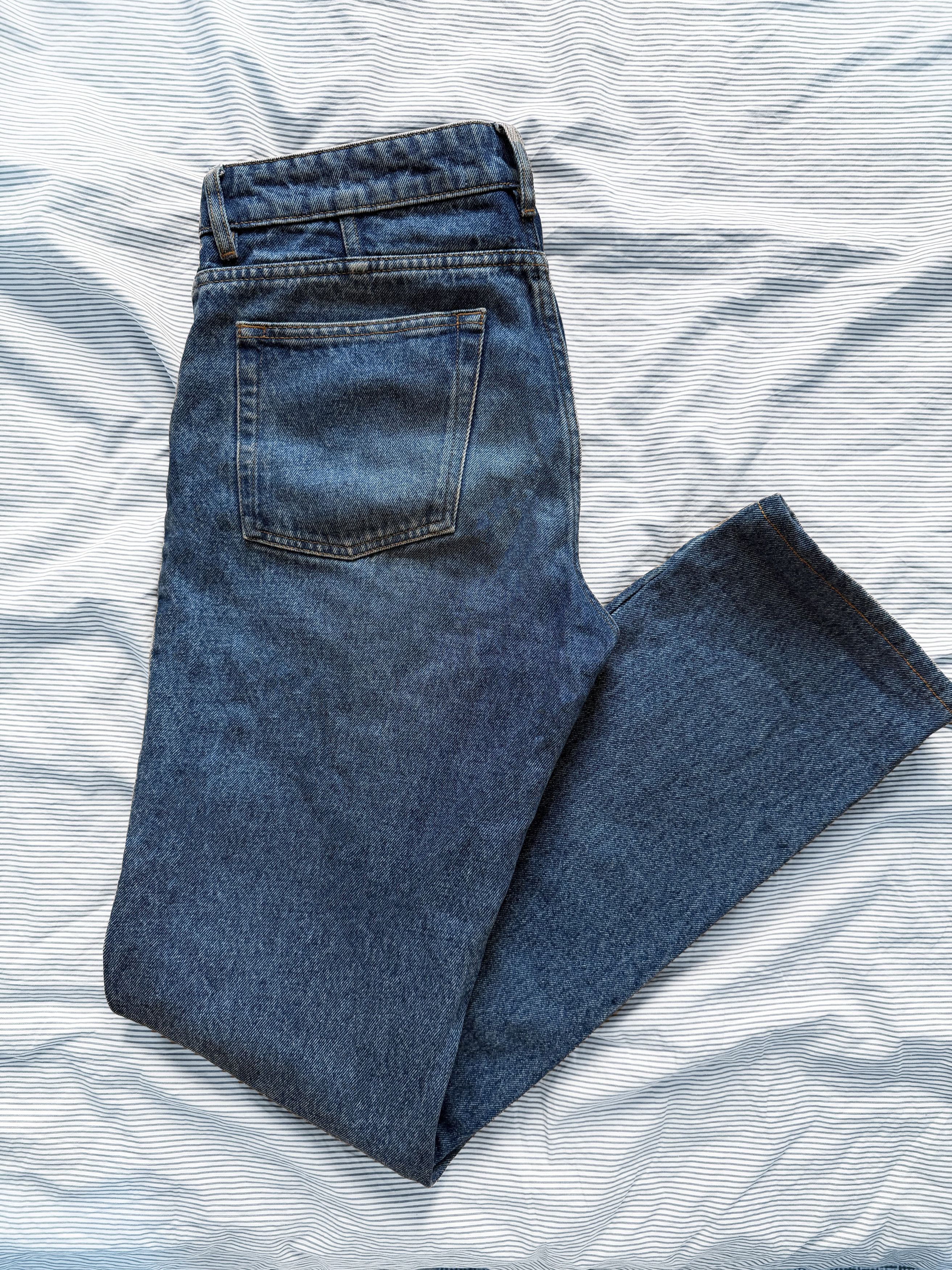 AMI Ami Paris Classic Fit Jeans in Blue Size 31 Size US 31 - 2 Thumbnail