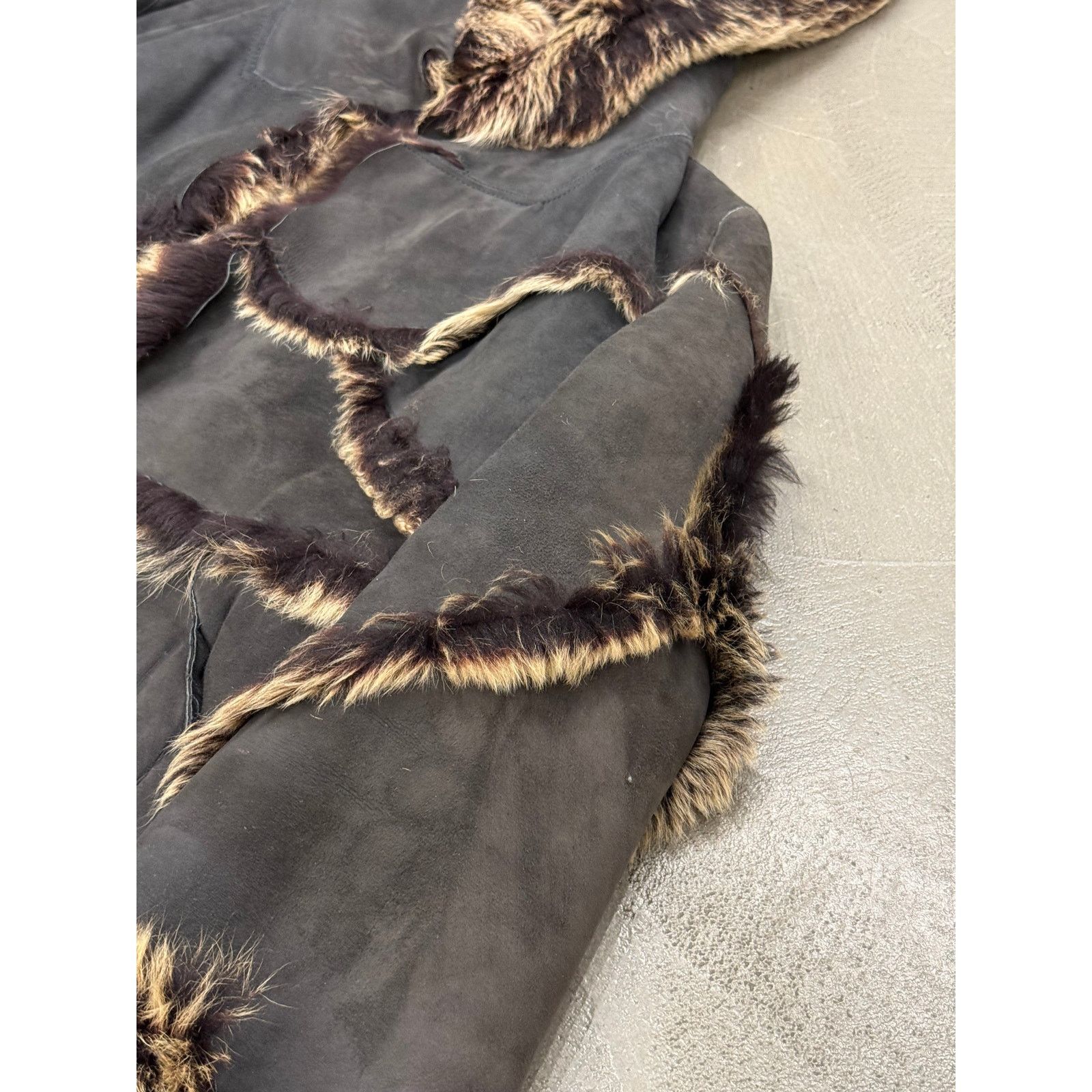 Roberto Cavalli A/W1999 Roberto Cavalli oversized patchwork shearling coat Size ONE SIZE - 5 Thumbnail