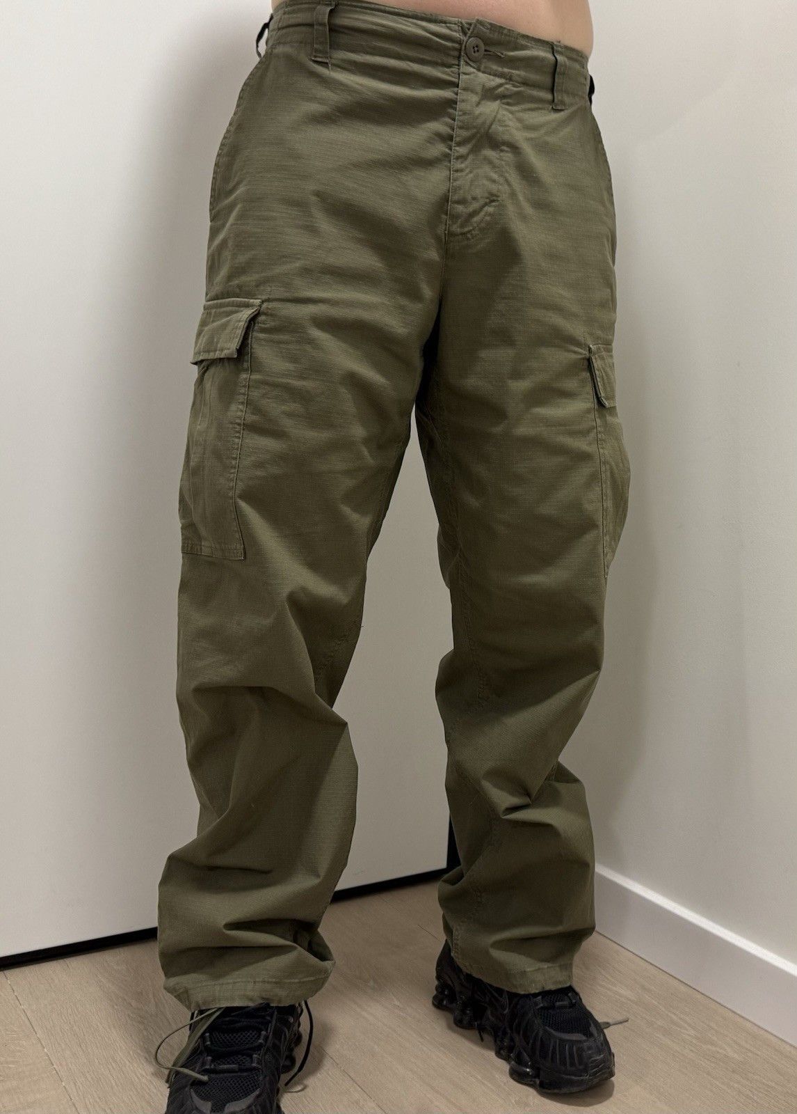 Nike Nike SB Mens Cargo Military Army Pants Skateboard Baggy Size US 30 / EU 46 - 5 Thumbnail