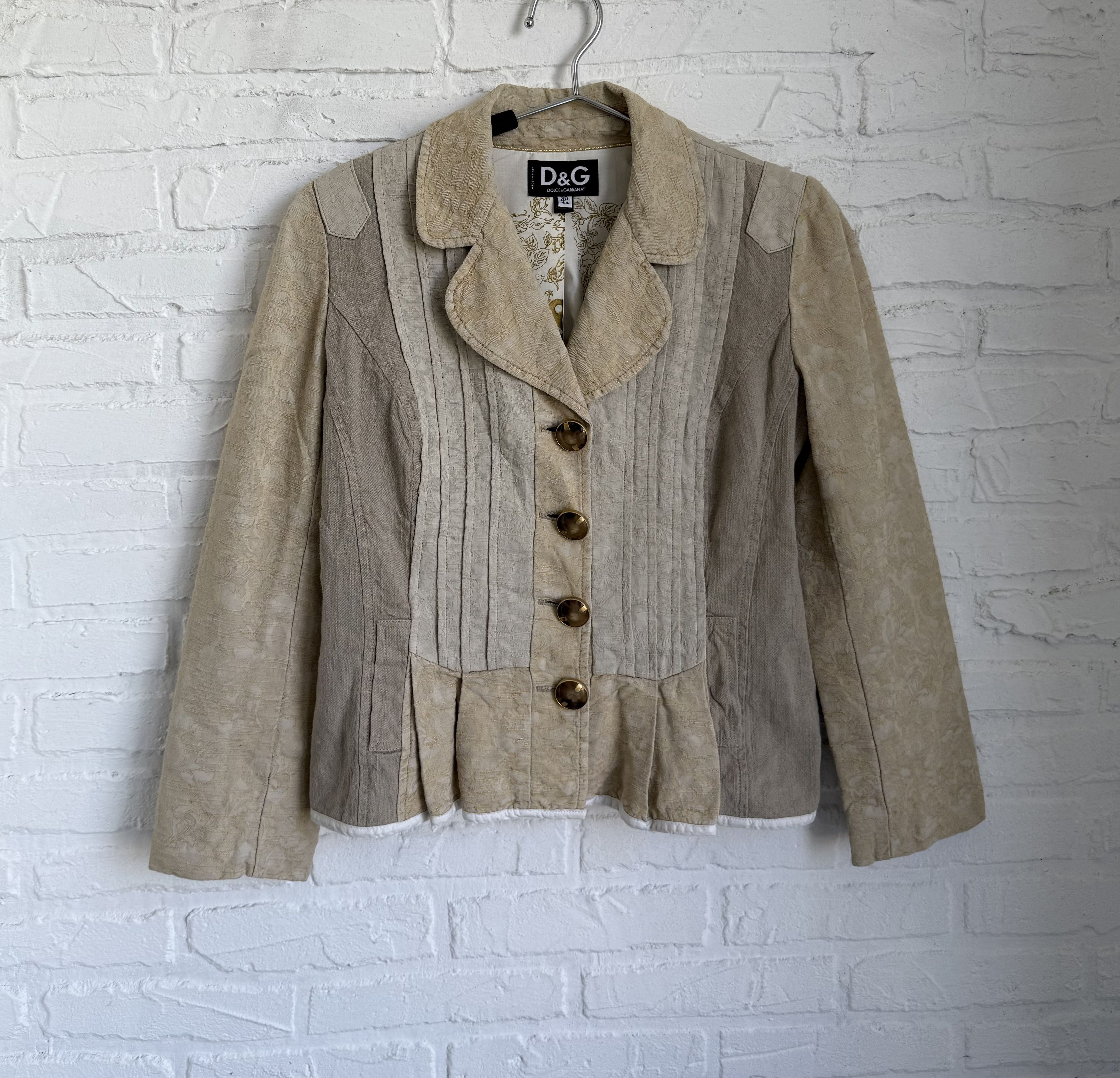 Dolce & Gabbana DOLCE & GABBANA F/W 2006 Victorian jacket blazer Size M / US 6-8 / IT 42-44 - 1 Thumbnail