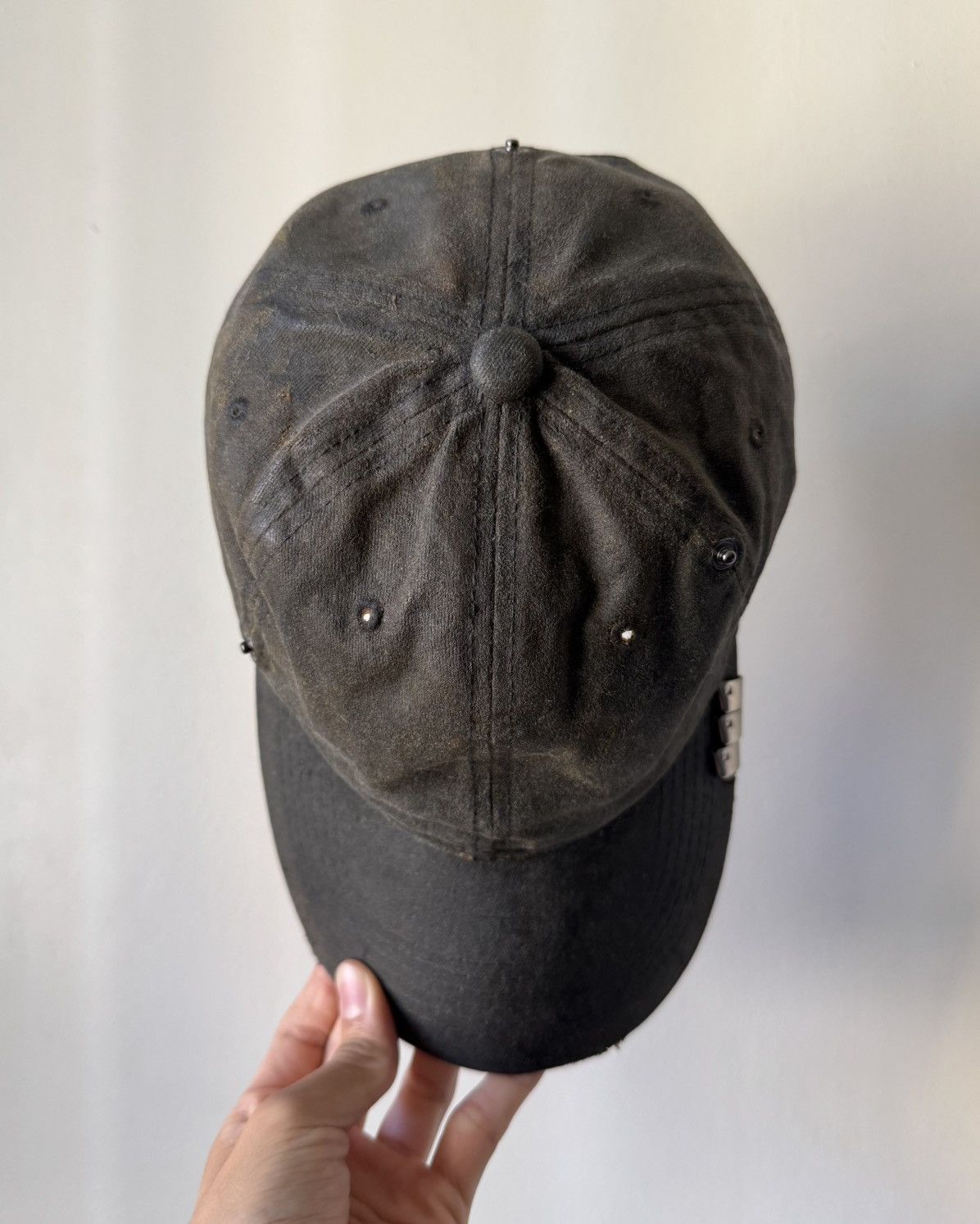 P.L.N. Black Oilskin Cap 2 - メルカリ