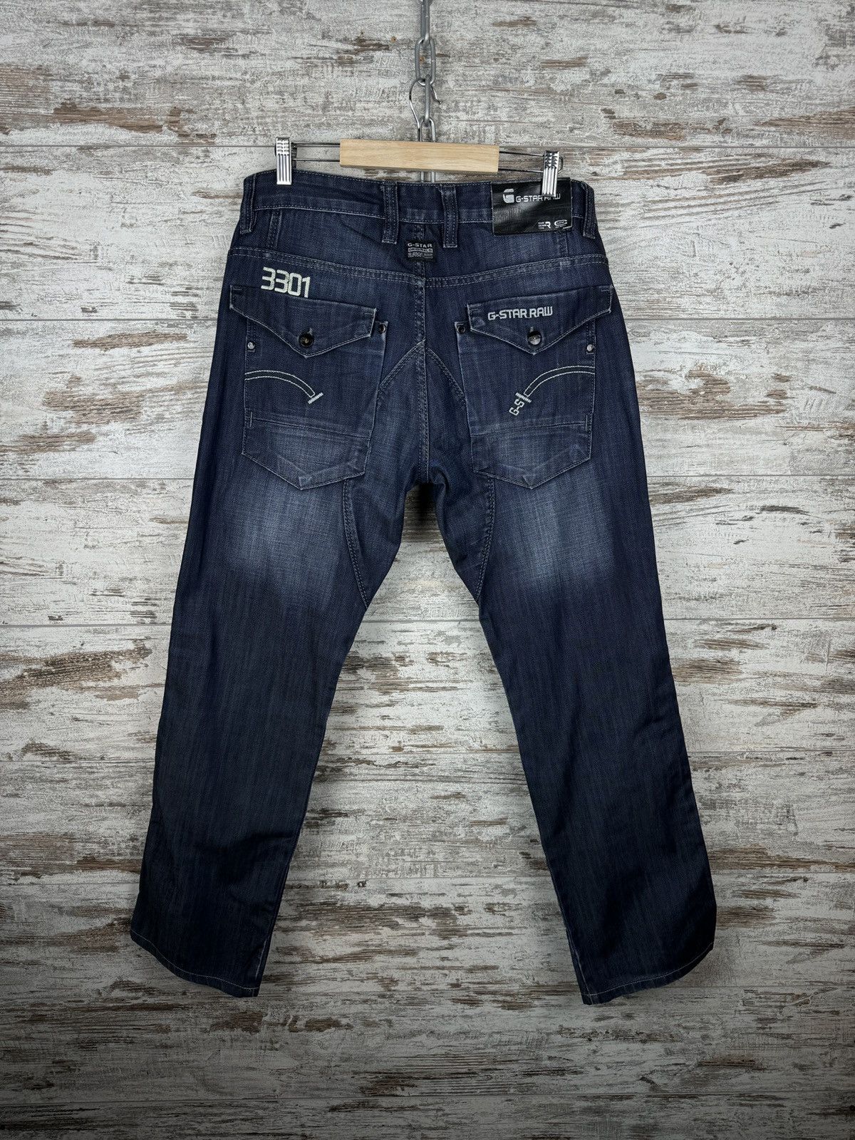 G-Star Mens Vintage G Star Raw cargo jeans denim pants Japanese y2k Size US 33 - 7 Thumbnail