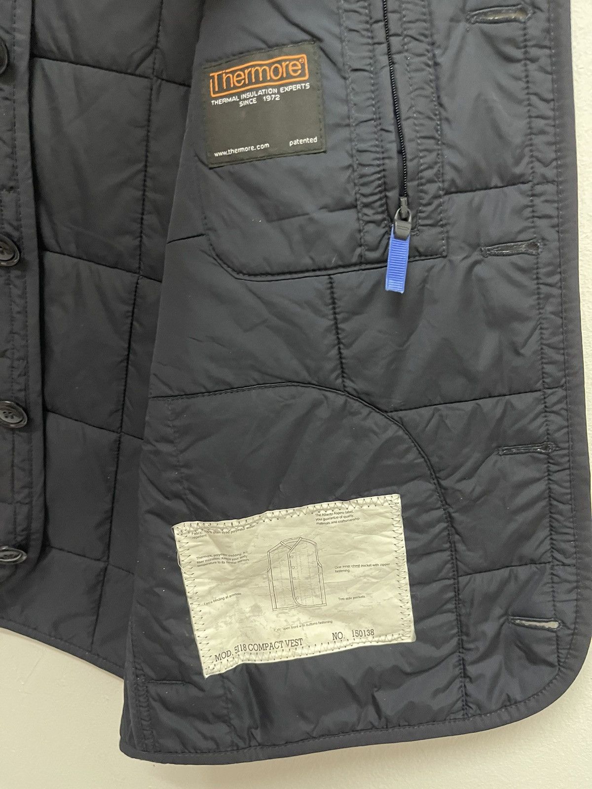 Aspesi 90’s Aspesi Warm Vest Italian Designer Size US M / EU 48-50 / 2 - 4 Thumbnail