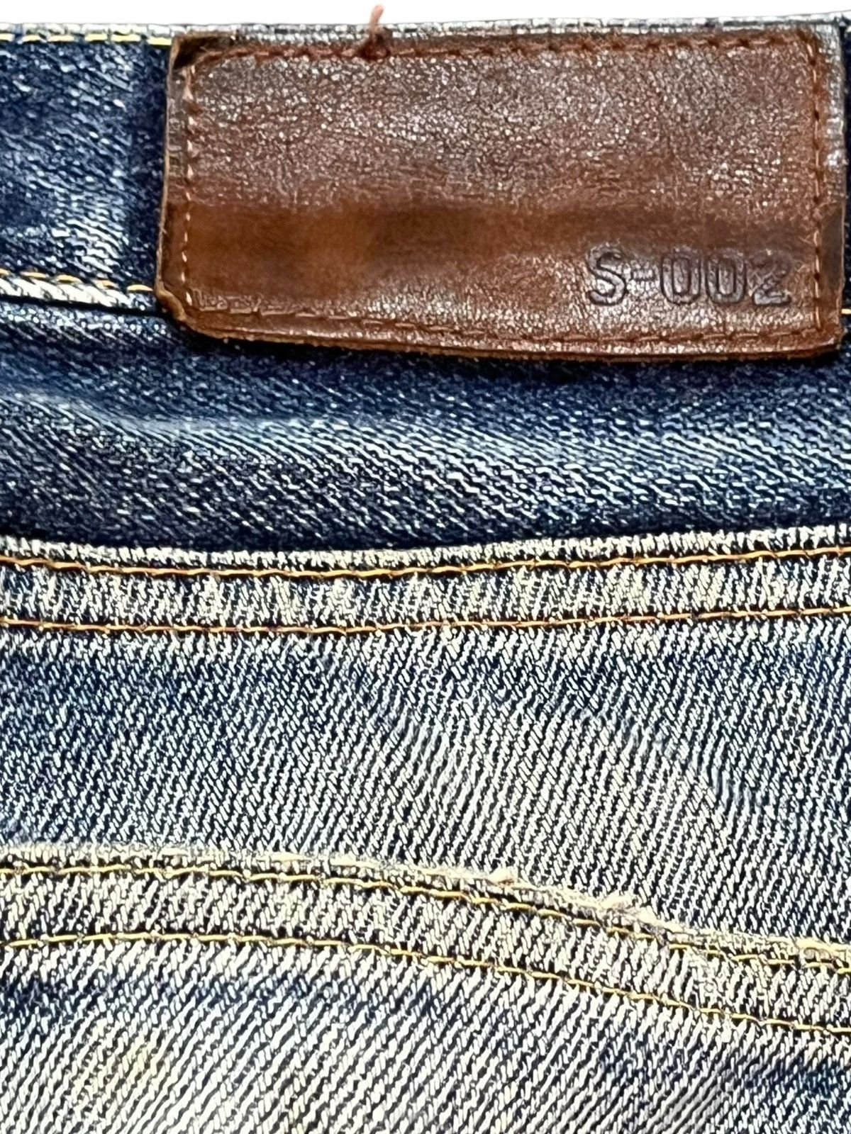 Uniqlo Vintage Uniqlo S-002 Faded Scratch Denim Size US 33 - 7 Thumbnail