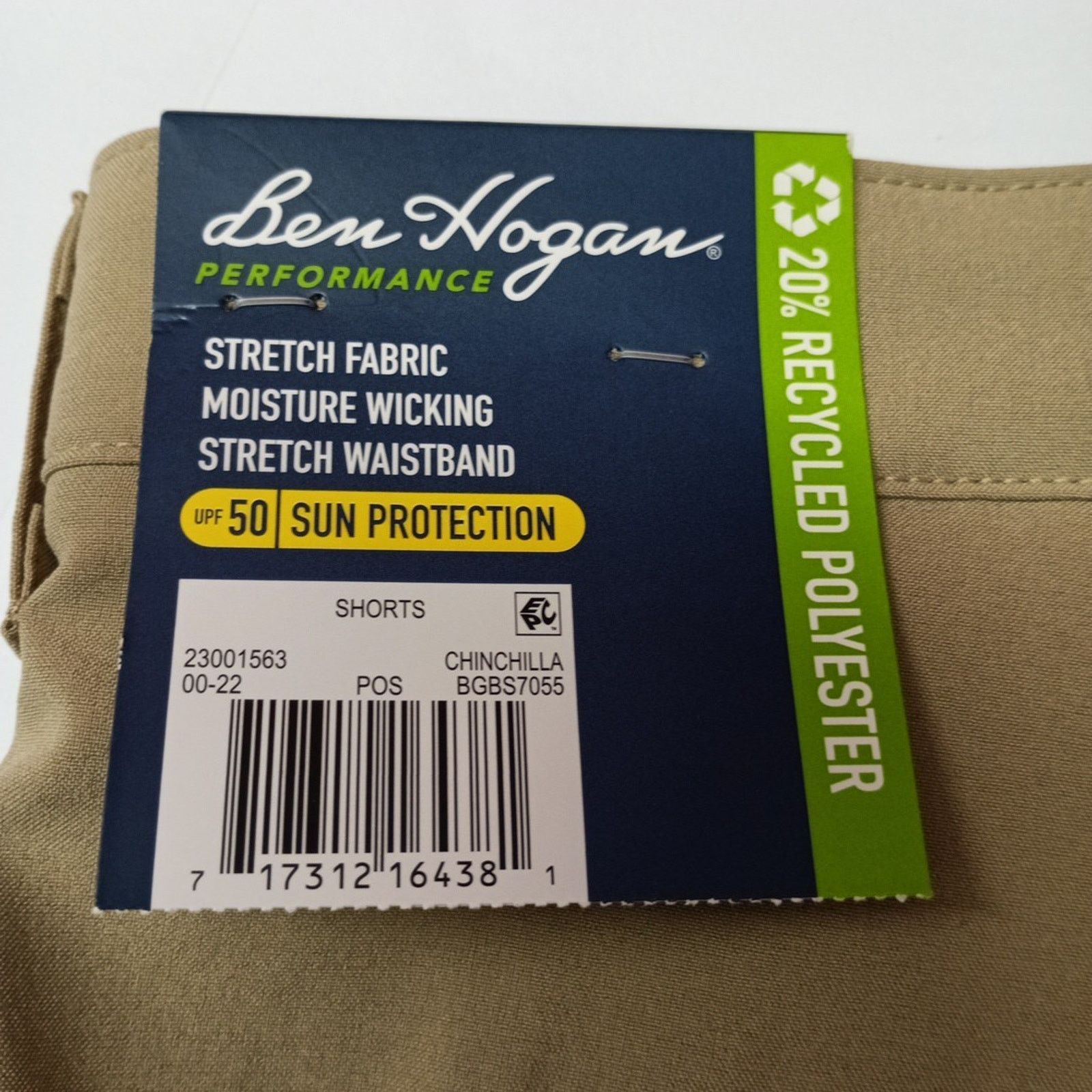 Other Ben Hogan Golf Shorts Men's Size 42 Beige Stretch 9” Inseam Size US 42 / EU 58 - 5 Thumbnail