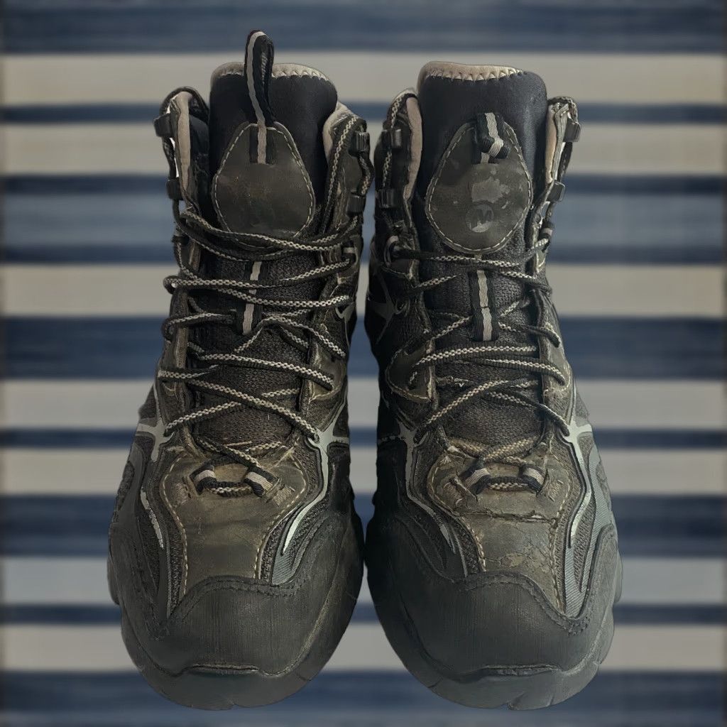 Merrell Merrell J65021 Tahr Mid Waterproof Black/Wild Dove Mens Size 8 Hiking Boots Size US 8 / EU 41 - 1 Thumbnail