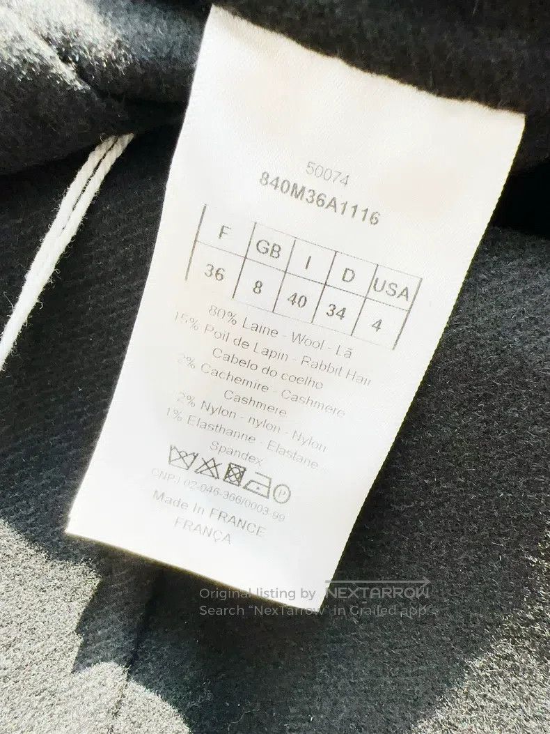Dior Dior Long wool coat Size XS / US 0-2 / IT 36-38 - 5 Thumbnail