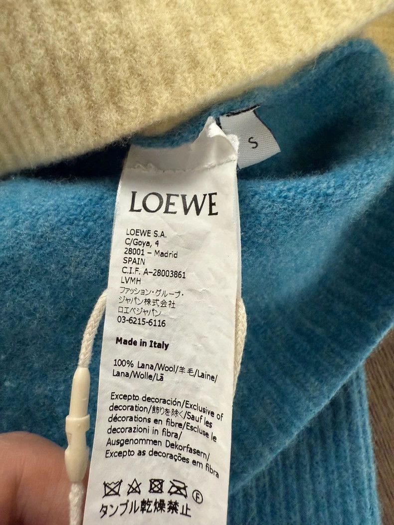 Loewe LOEWE V-neck cashmere wool top Size S / US 4 / IT 40 - 3 Thumbnail
