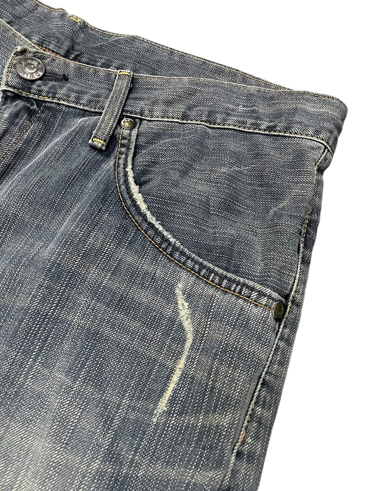 Edwin × Hysteric Glamour Edwin XV-Function Boro Heavy stitched Spiral Cropped Jeans Size US 34 / EU 50 - 10 Thumbnail