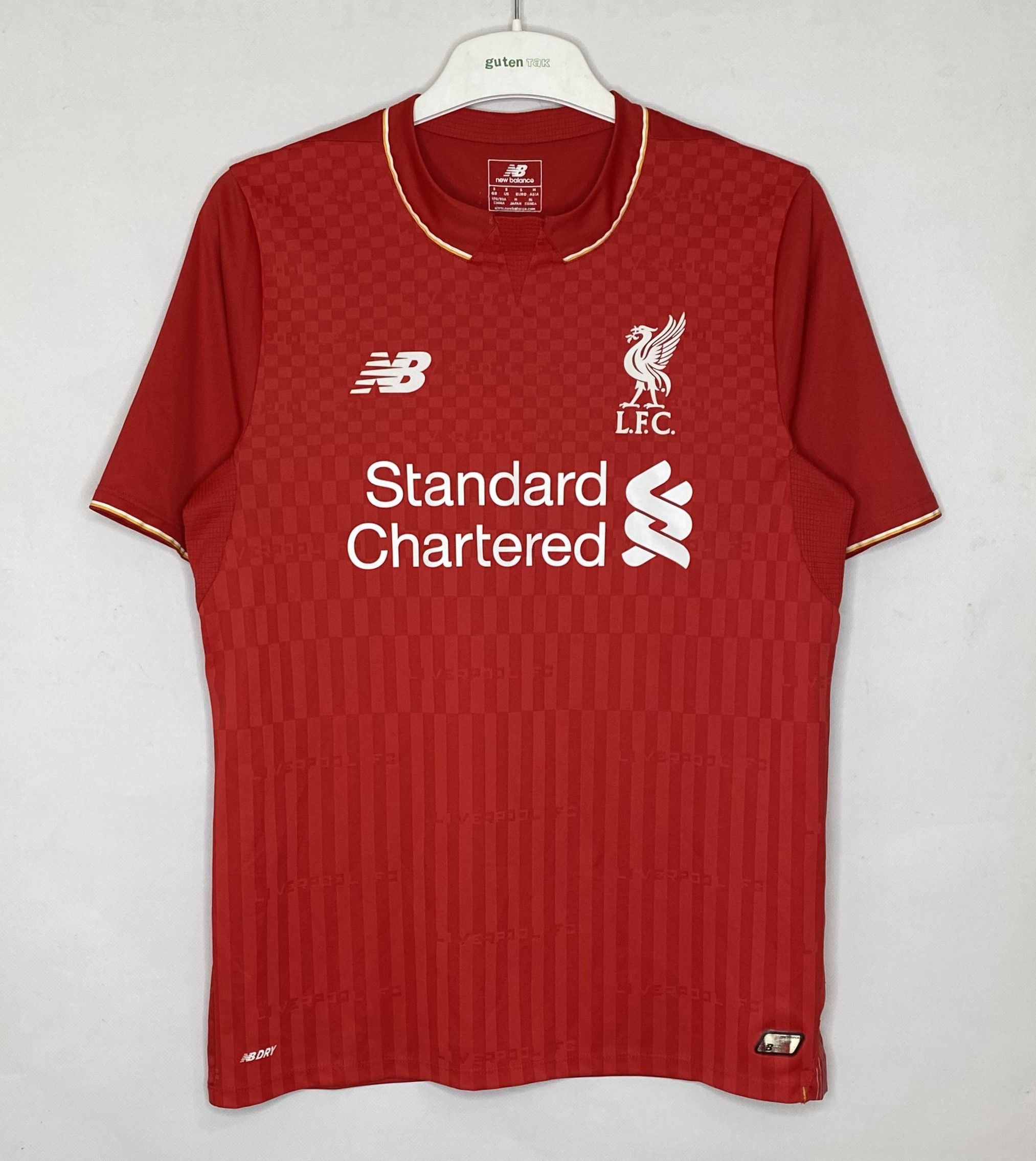 New Balance LIVERPOOL 2015 2016 HOME FOOTBALL SHIRT SOCCER JERSEY Size US S / EU 44-46 / 1 - 1 Thumbnail