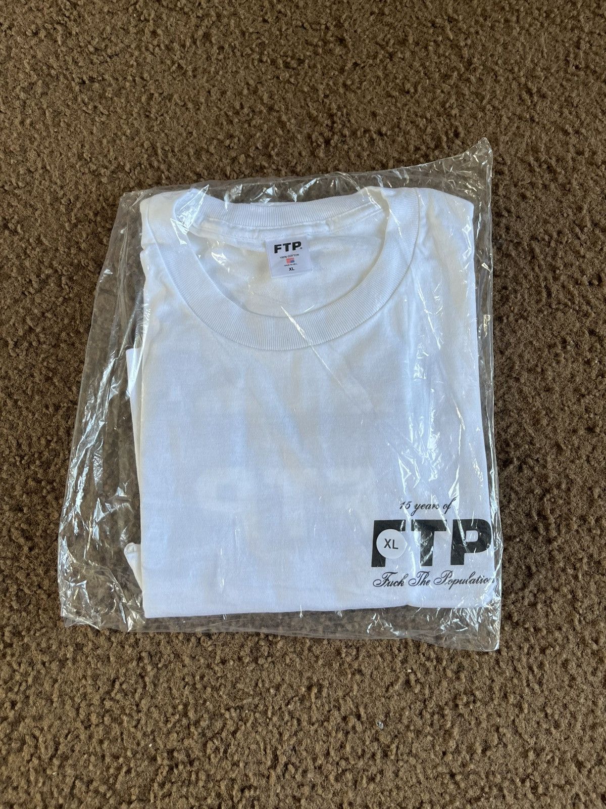Fuck The Population FTP 15 Year Anniversary Tee White Size US XL / EU 56 / 4 - 1 Thumbnail