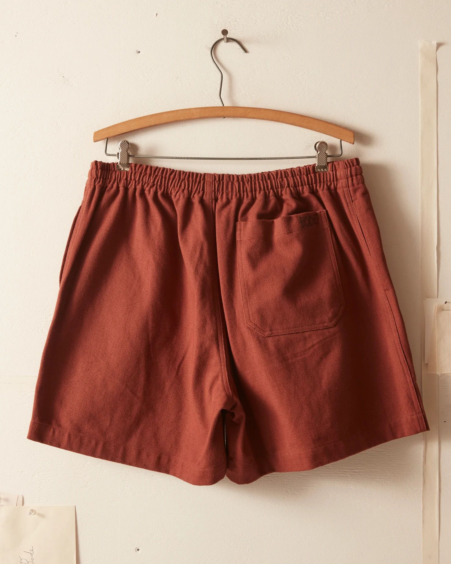 Bode Twill Rugby Short - Cinnamon size S/M Size US 30 / EU 46 - 3 Thumbnail