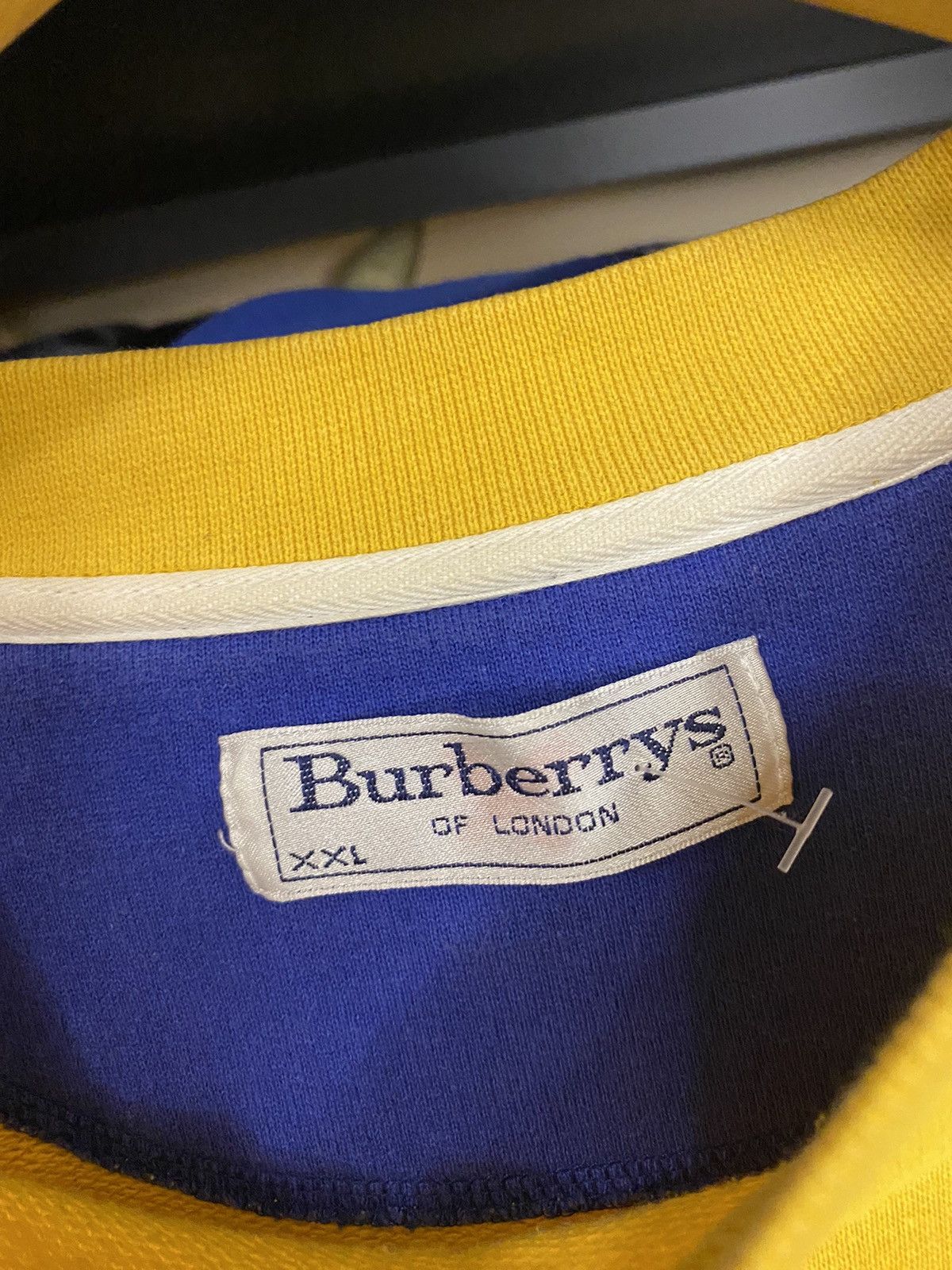 Burberry × Vintage Vintage Burberrys big logo sweatshirt Size US XL / EU 56 / 4 - 3 Thumbnail