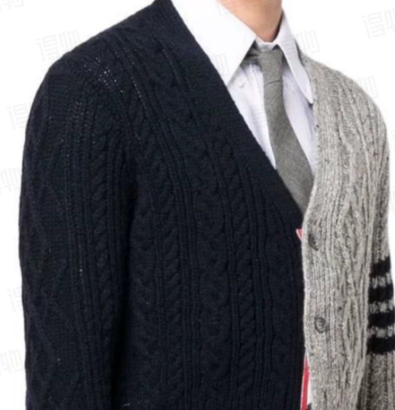 Thom Browne Thom Browne Yin-Yang patchwork sweater Size US L / EU 52-54 / 3 - 6 Thumbnail