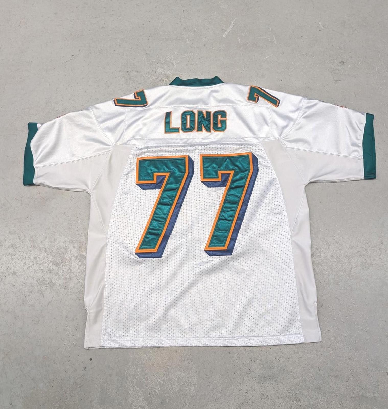 Reebok Miami Dolphins Jake Long 77 NFL Reebok On Field Jersey Size US XL / EU 56 / 4 - 1 Thumbnail