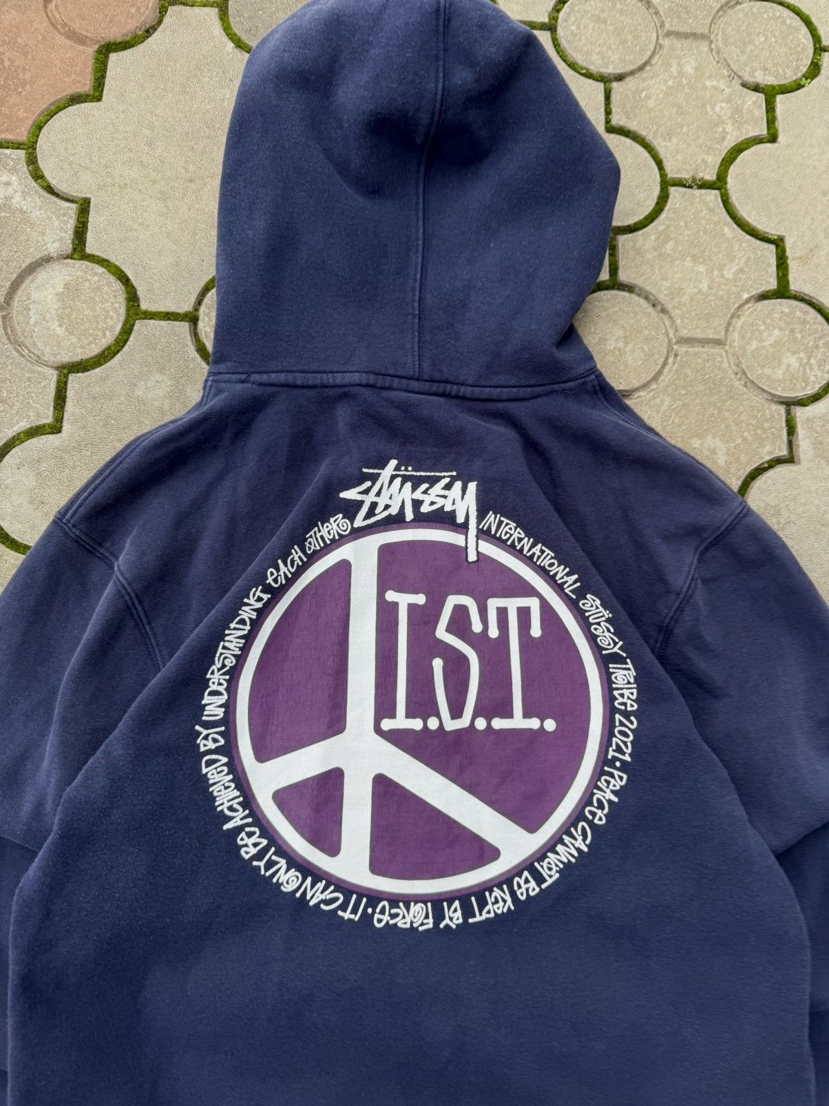 Stussy Stussy Big Logo Boxy Hoodie Y2K Size US S / EU 44-46 / 1 - 2 Thumbnail