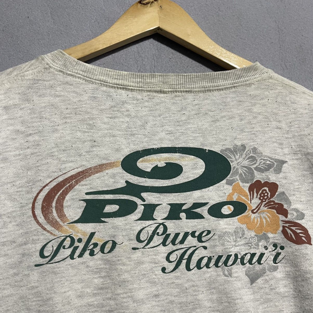 Vintage Vintage 90s Piko Pure Hawaii Surf Sweatshirt XL Heather Gray Size US XL / EU 56 / 4 - 2 Thumbnail