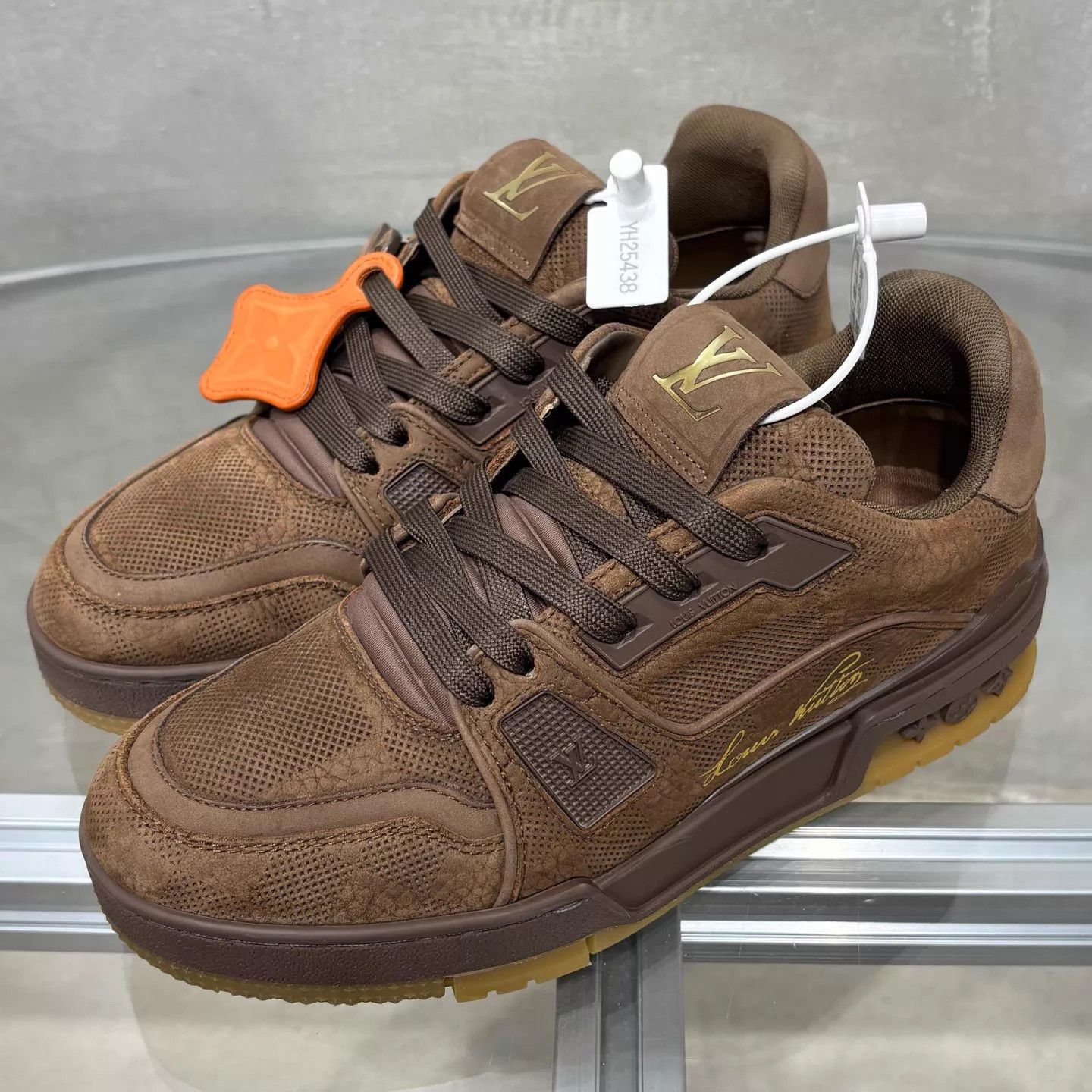 Louis Vuitton LV Trainer Damier Tan 36 Size US 5.5 / IT 35.5 - 2 Thumbnail