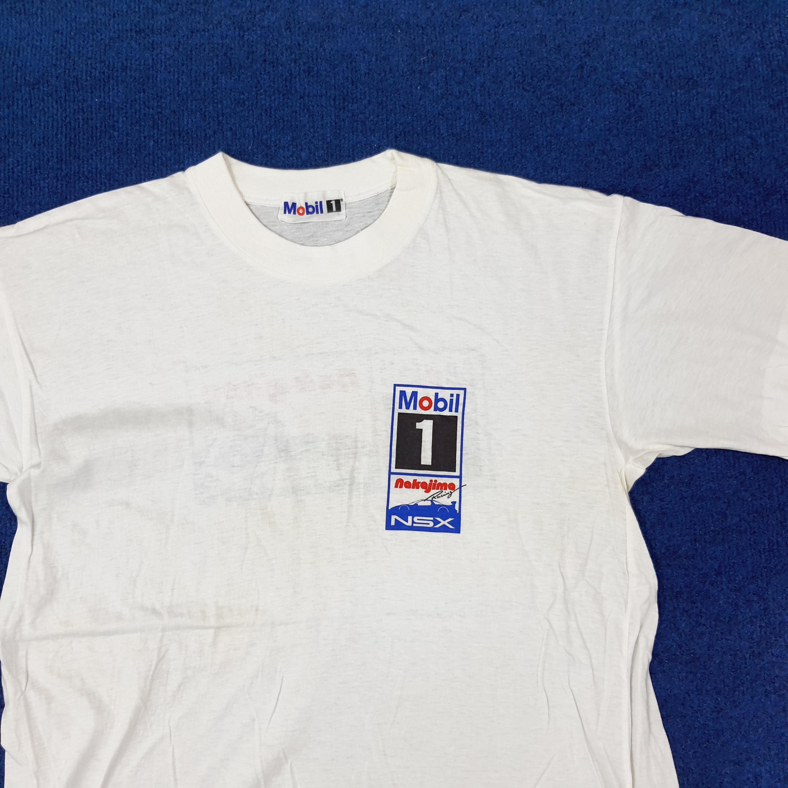 Other Vintage Mobil 1 Nakajima NSX Motorsports Tshirt C239N39 Size US M / EU 48-50 / 2 - 4 Thumbnail