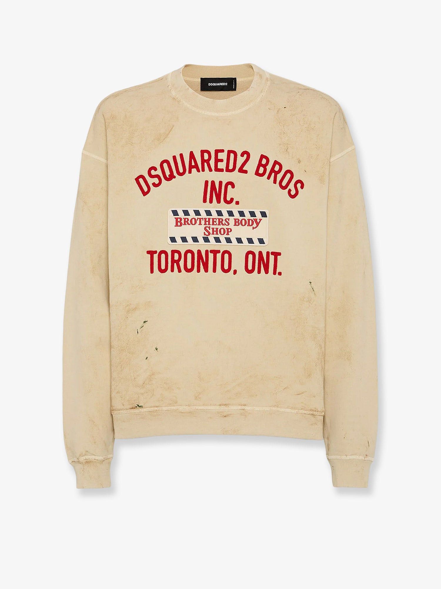 Dsquared2 Cotton sweatshirt with distressed effect S - USA Tariffs Included Size US S / EU 44-46 / 1 - 1 Thumbnail